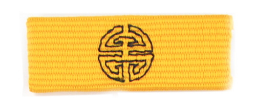 Military Order of the Dragon / Militärorden des Drachen (USA) – Ribbon Bar / Bandschnalle – China Relief Expedition / China-Expedition 1900 (Boxeraufstand) – Replik (Sammleranfertigung)