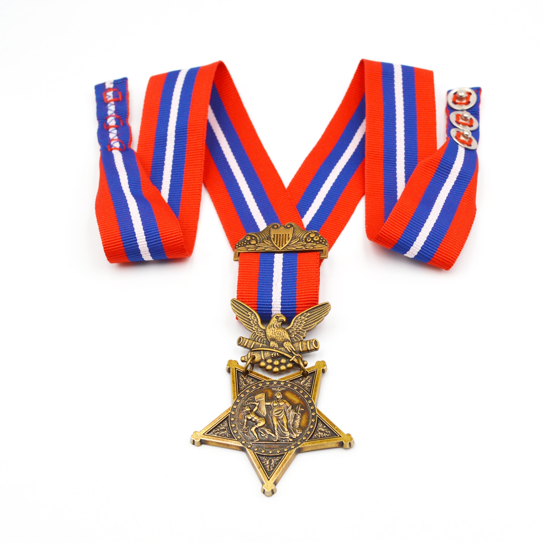 US Orden Army Medal of Honor 1896–1904 Halsorden – Museumsreplik Sammleranfertigung Reproduktion mit Etui