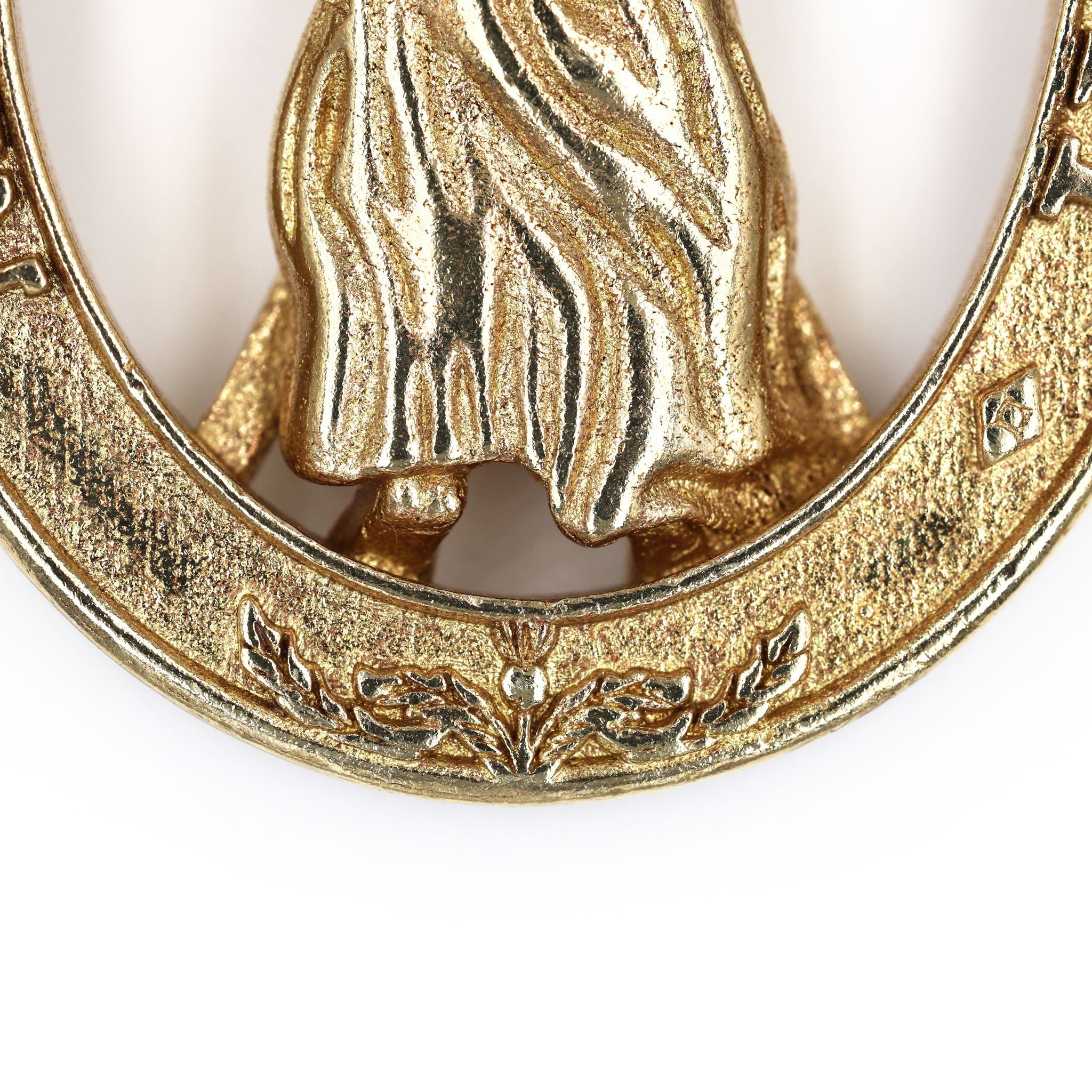 2 Stück Britische Hosenbandorden & Distelorden Anhänger Messing Replik Sammleranfertifung