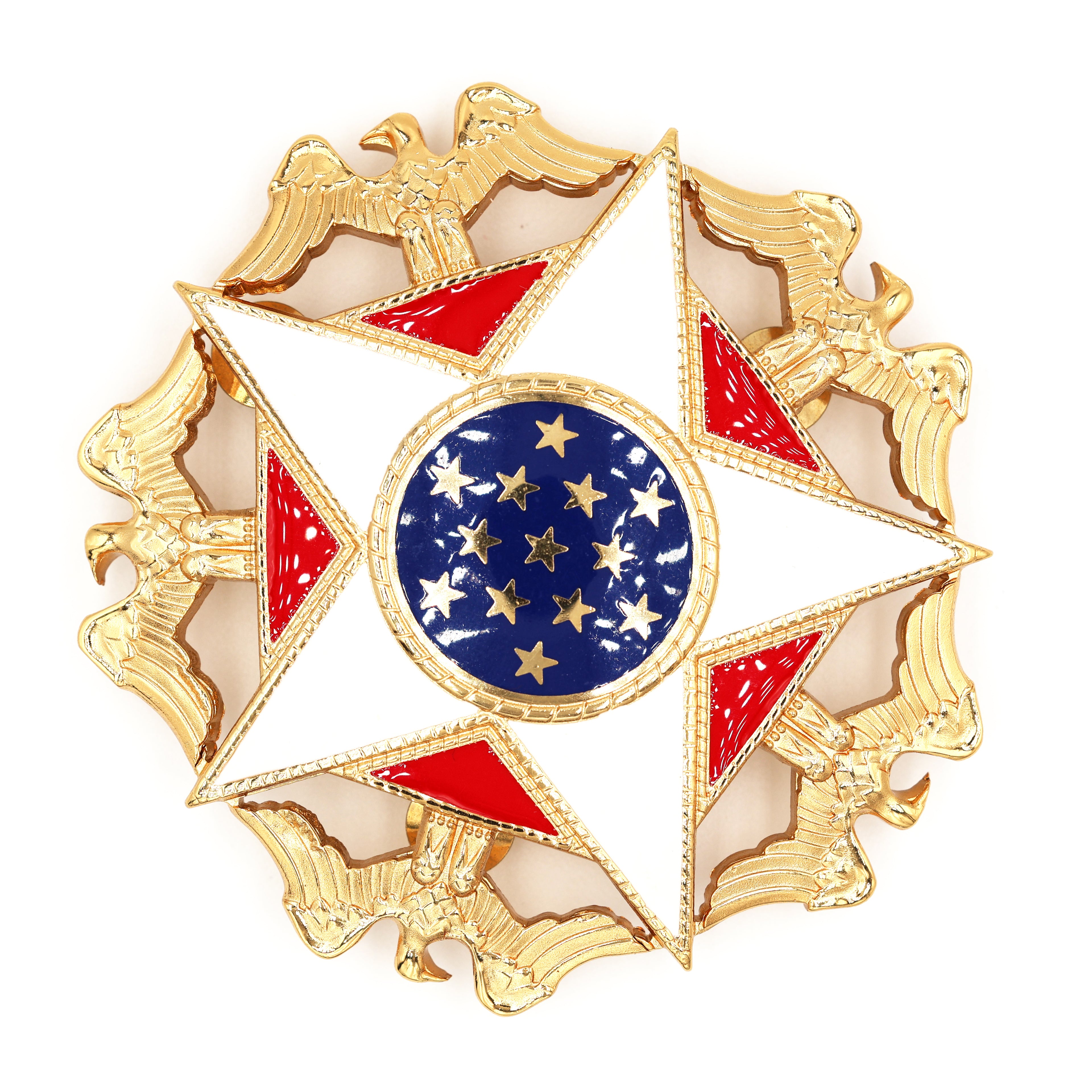 US-Präsidentielle Freiheitsmedaille „With Distinction“ (U.S. Presidential Medal of Freedom with Distinction) – Bruststern – Sammleranfertigung in Vollgröße – mit Etui