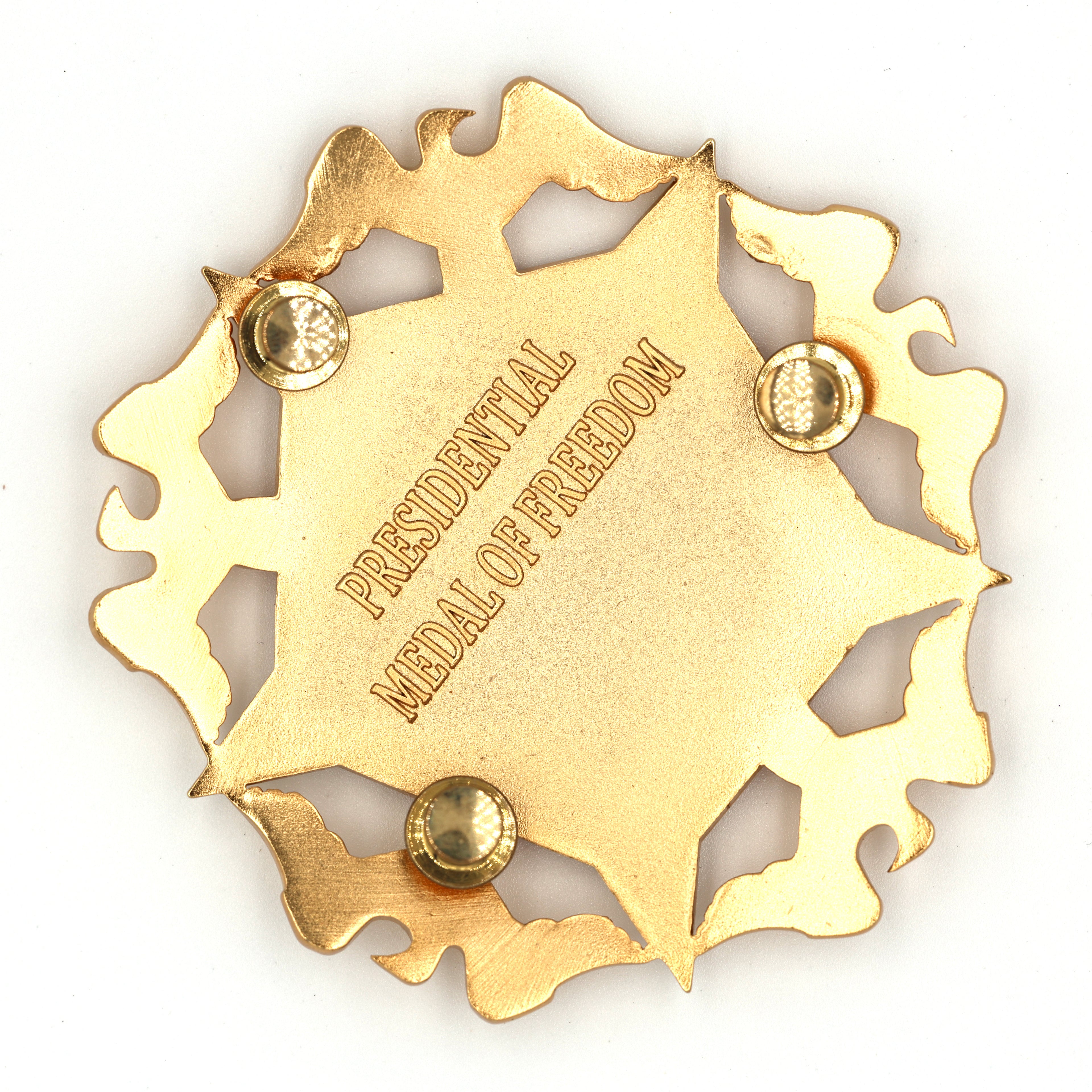 US-Präsidentielle Freiheitsmedaille „With Distinction“ (U.S. Presidential Medal of Freedom with Distinction) – Bruststern – Sammleranfertigung in Vollgröße – mit Etui