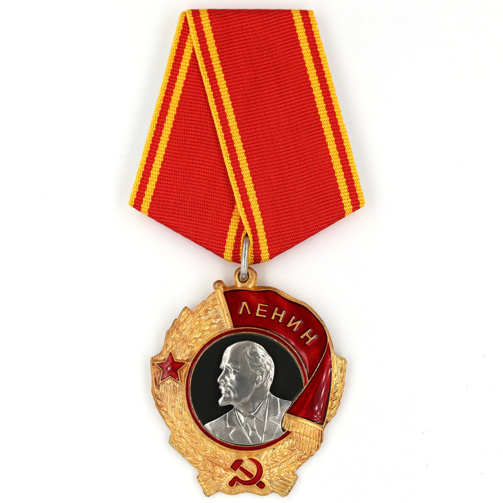Leninorden / Order of Lenin (UdSSR/CCCP) – Lenin-Porträt aus reinem Silber – vergoldetes Abzeichen – Replik (Sammleranfertigung)