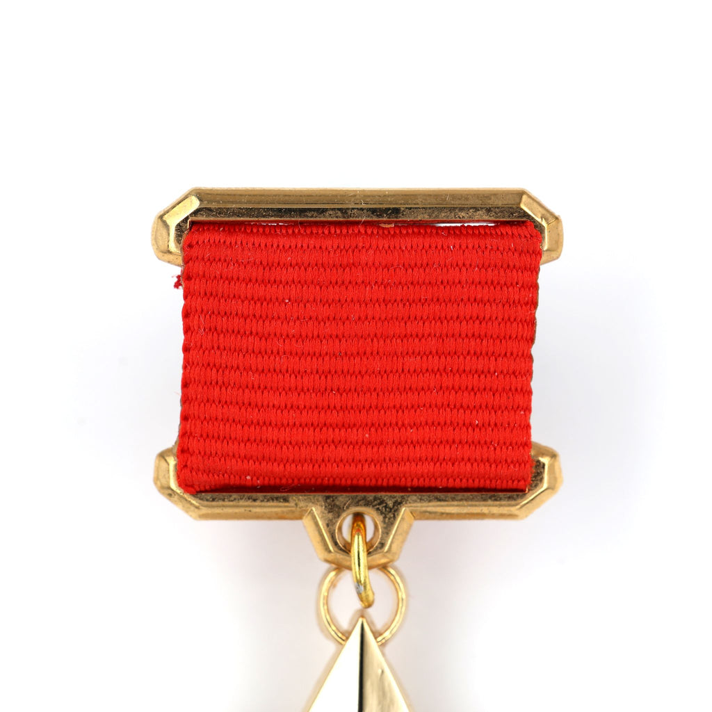 Held der Sowjetunion / Hero of the Soviet Union – UdSSR/CCCP WKII – Goldstern-Medaille mit rotem Band – Replik Sammleranfertigung
