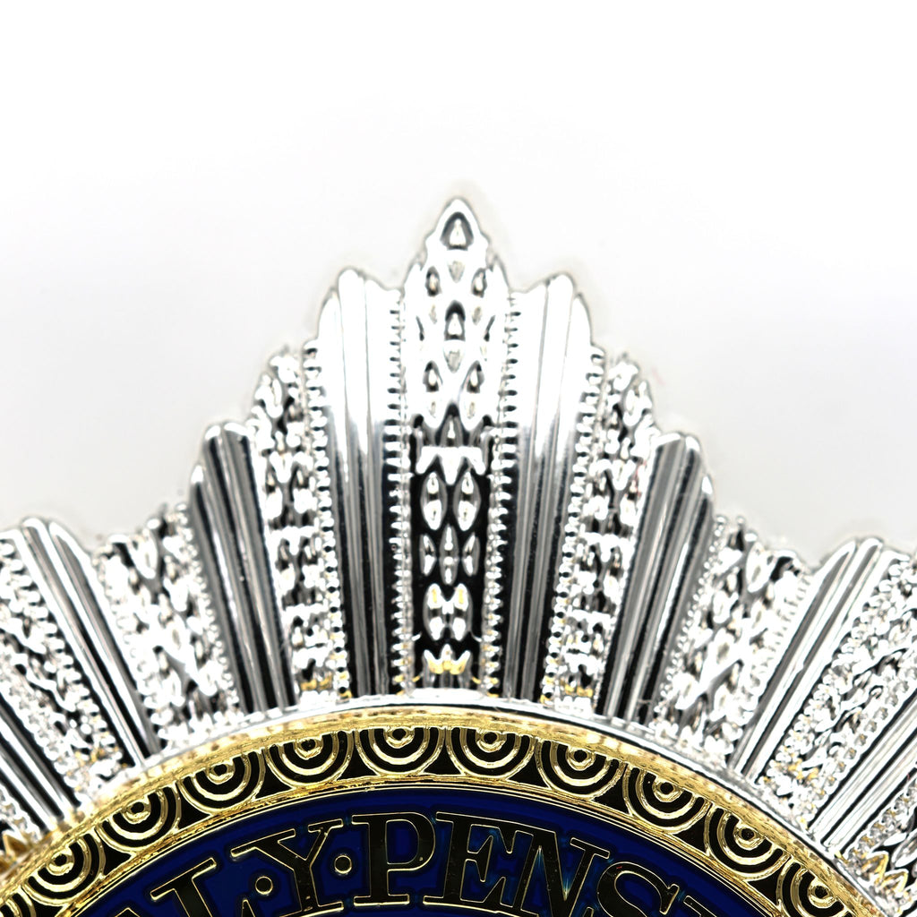 Order of the Garter Stern (UK) – „Hosenbandorden“ Sternabzeichen – Sammleranfertigung (Replik) – Messing mit Emaille
