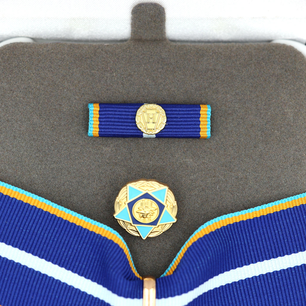 USA 9/11 Heroes Medal of Valor – Tapferkeitsmedaille der 9/11-Helden – Komplettes Präsentations-Set (Replik) – mit Etui