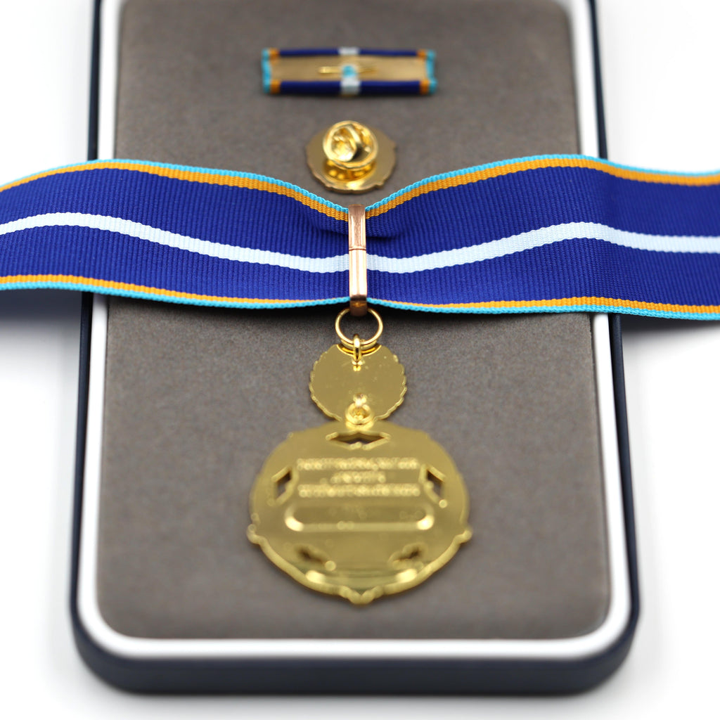 USA 9/11 Heroes Medal of Valor – Tapferkeitsmedaille der 9/11-Helden – Komplettes Präsentations-Set (Replik) – mit Etui