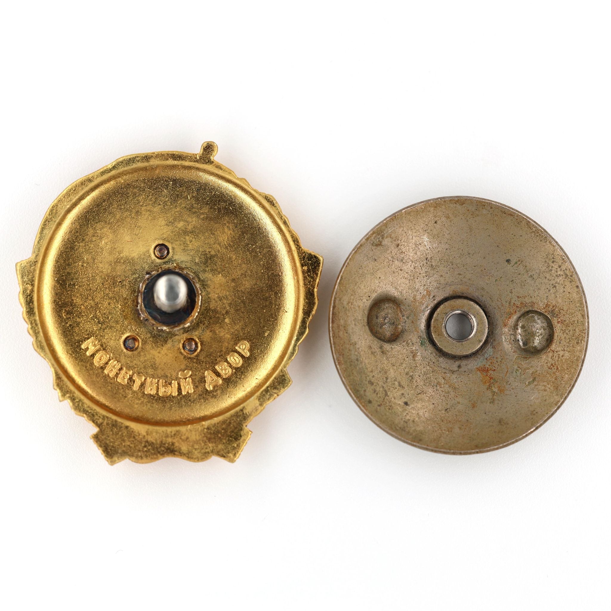 Leninorden Typ 3 (1936–1943) – Lenin-Porträt aus 925 Sterling Silber – vergoldete Basis – Emaille – Replik (Sammleranfertigung)