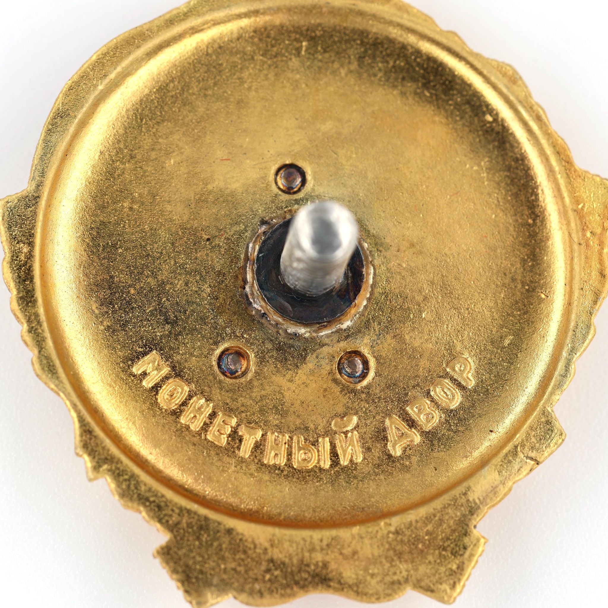 Leninorden Typ 3 (1936–1943) – Lenin-Porträt aus 925 Sterling Silber – vergoldete Basis – Emaille – Replik (Sammleranfertigung)