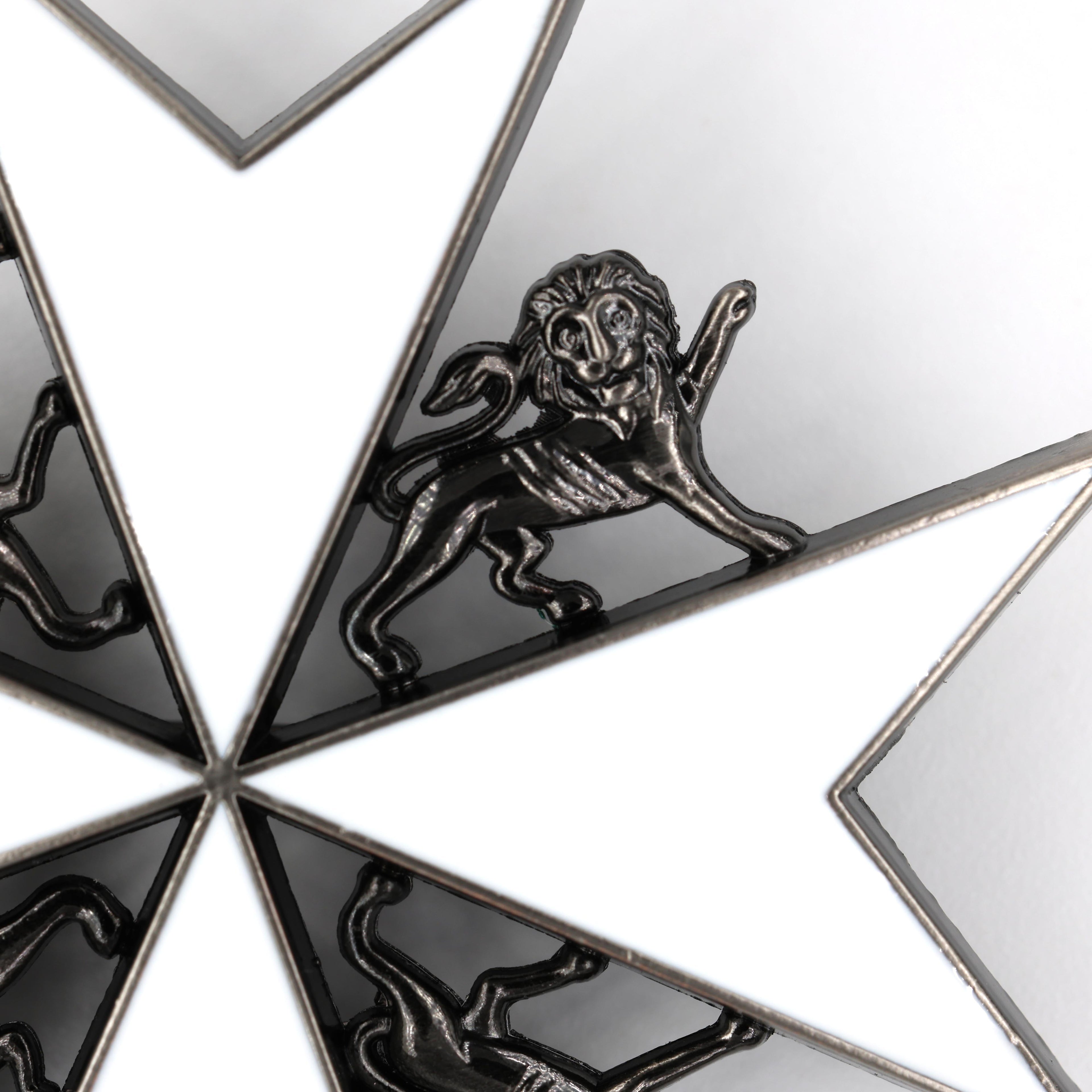 Johanniterorden Bruststern / Order of St John Breast Star – Knight of Grace – Malteserkreuz (Maltese Cross) – Replik (Sammleranfertigung)