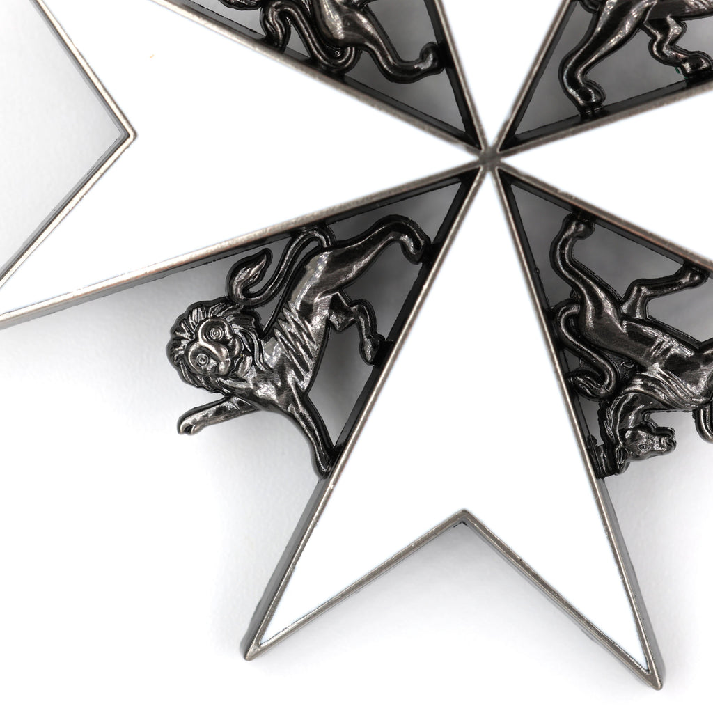 Johanniterorden Bruststern / Order of St John Breast Star – Knight of Grace – Malteserkreuz (Maltese Cross) – Replik (Sammleranfertigung)