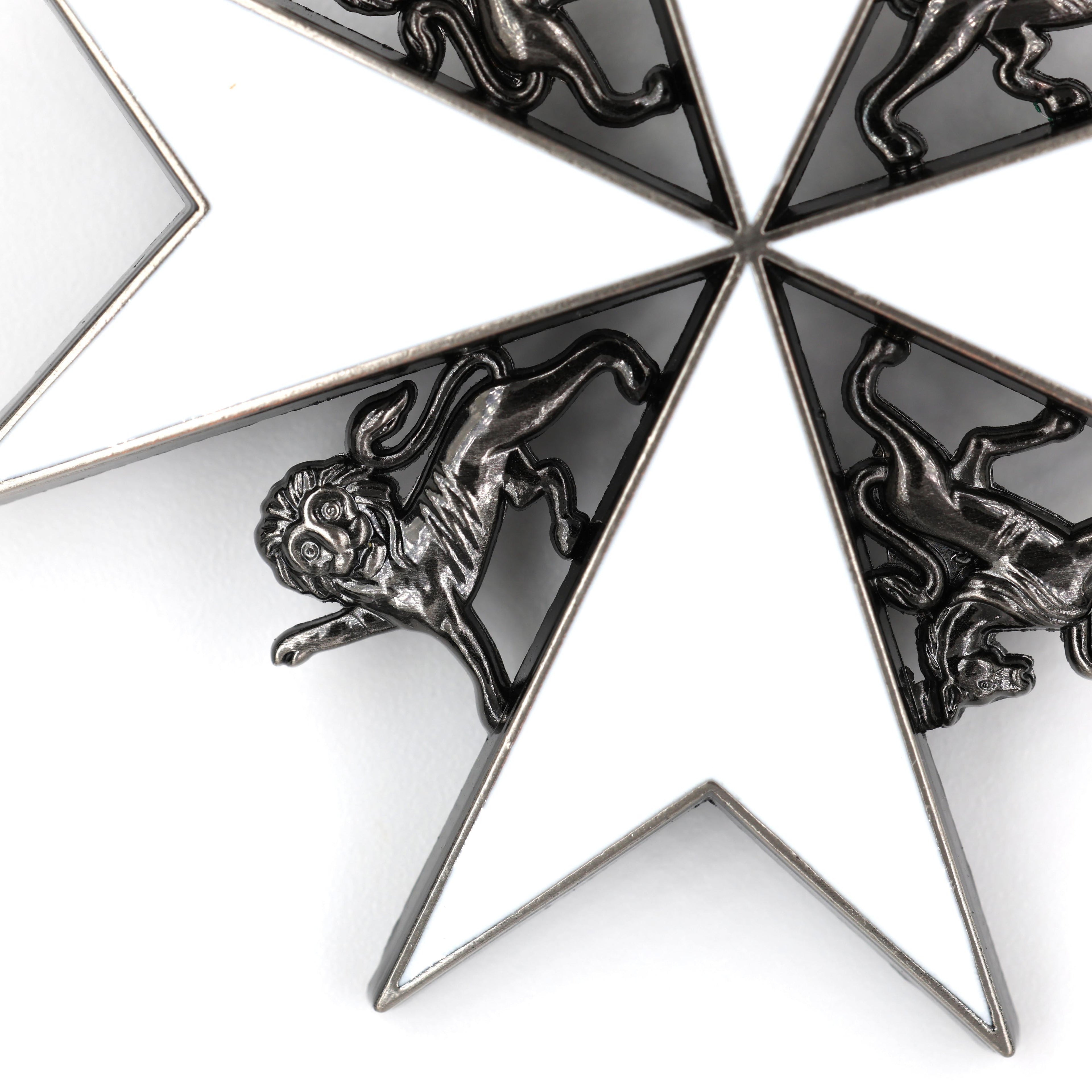Johanniterorden Bruststern / Order of St John Breast Star – Knight of Grace – Malteserkreuz (Maltese Cross) – Replik (Sammleranfertigung)
