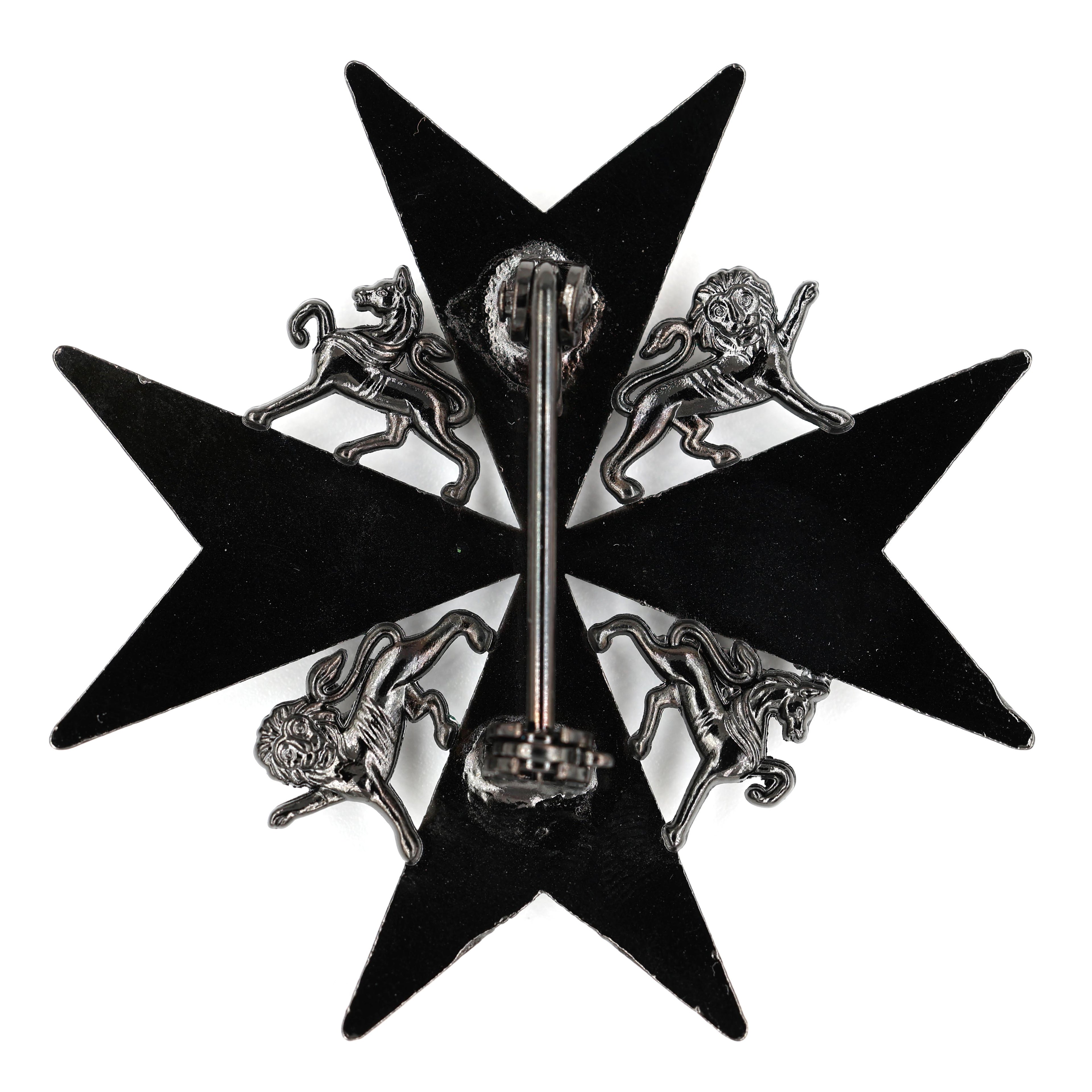 Johanniterorden Bruststern / Order of St John Breast Star – Knight of Grace – Malteserkreuz (Maltese Cross) – Replik (Sammleranfertigung)
