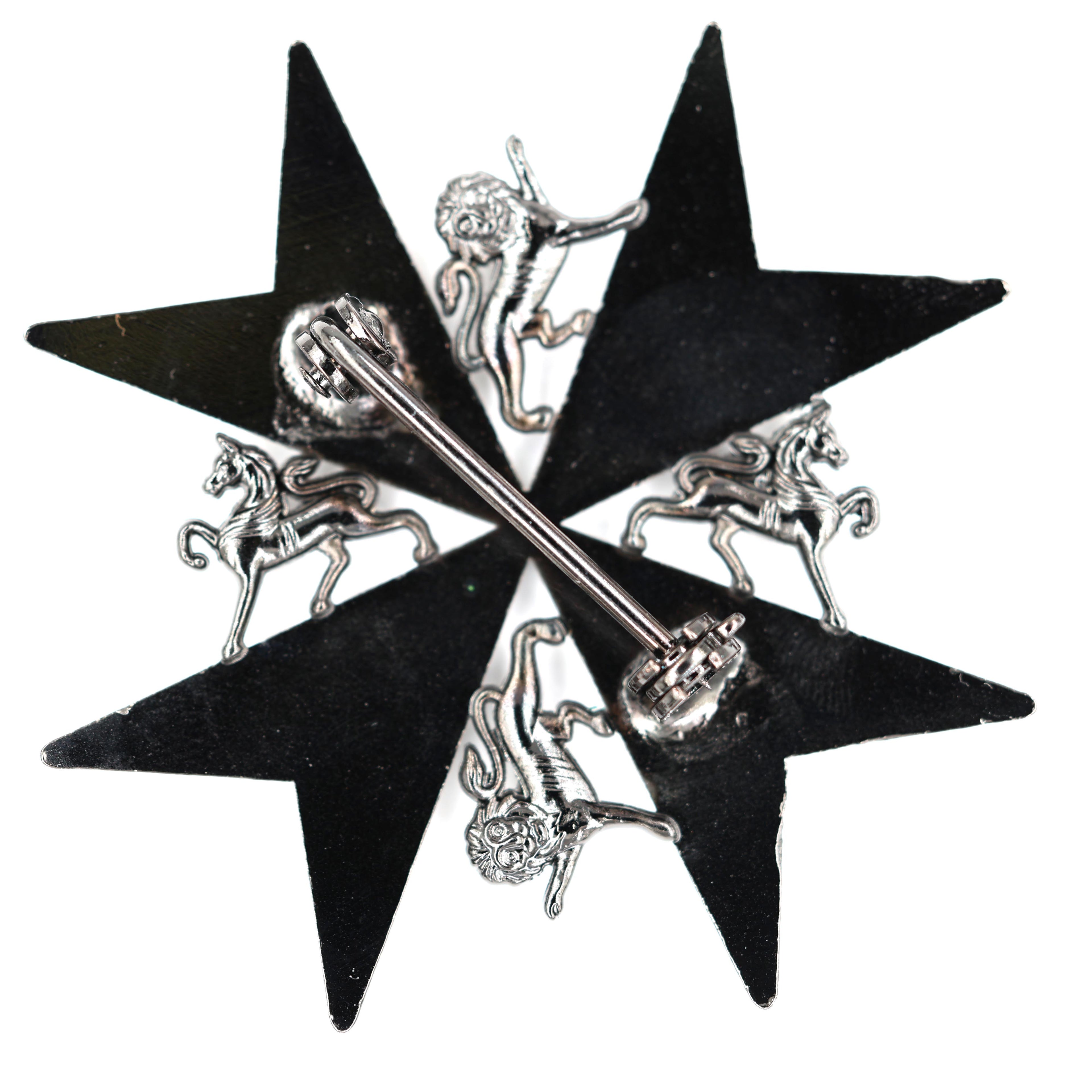 Johanniterorden Bruststern / Order of St John Breast Star – Knight of Grace – Malteserkreuz (Maltese Cross) – Replik (Sammleranfertigung)