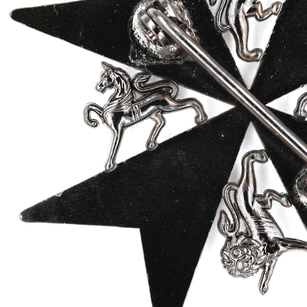 Johanniterorden Bruststern / Order of St John Breast Star – Knight of Grace – Malteserkreuz (Maltese Cross) – Replik (Sammleranfertigung)