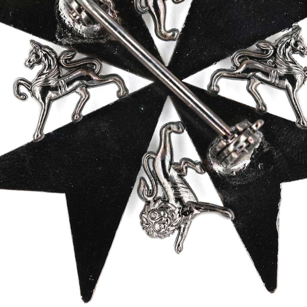 Johanniterorden Bruststern / Order of St John Breast Star – Knight of Grace – Malteserkreuz (Maltese Cross) – Replik (Sammleranfertigung)