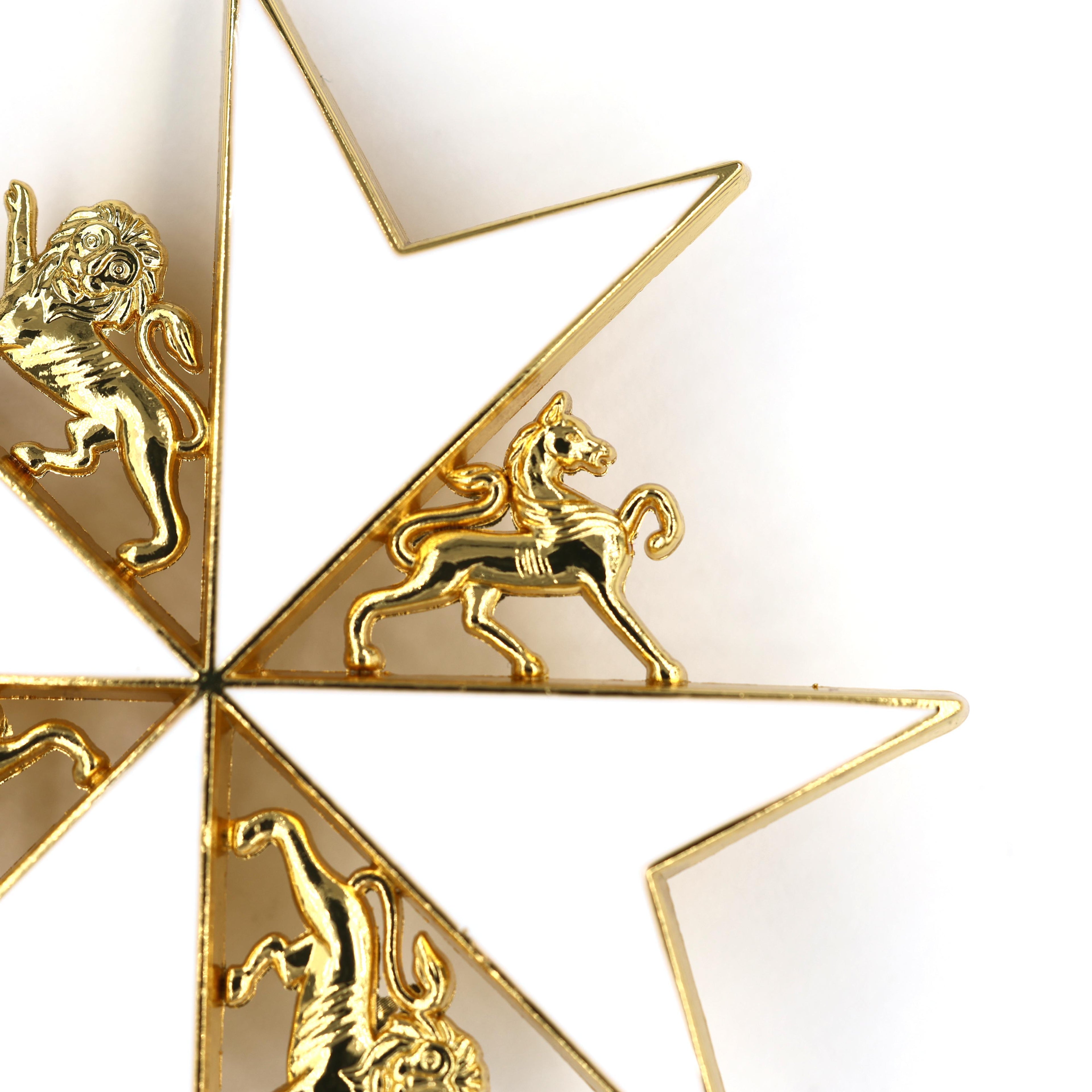 Johanniterorden Bruststern / Order of St John Breast Star – Knight/Dame of Grace – Malteserkreuz (Maltese Cross) – Replik (Sammleranfertigung)