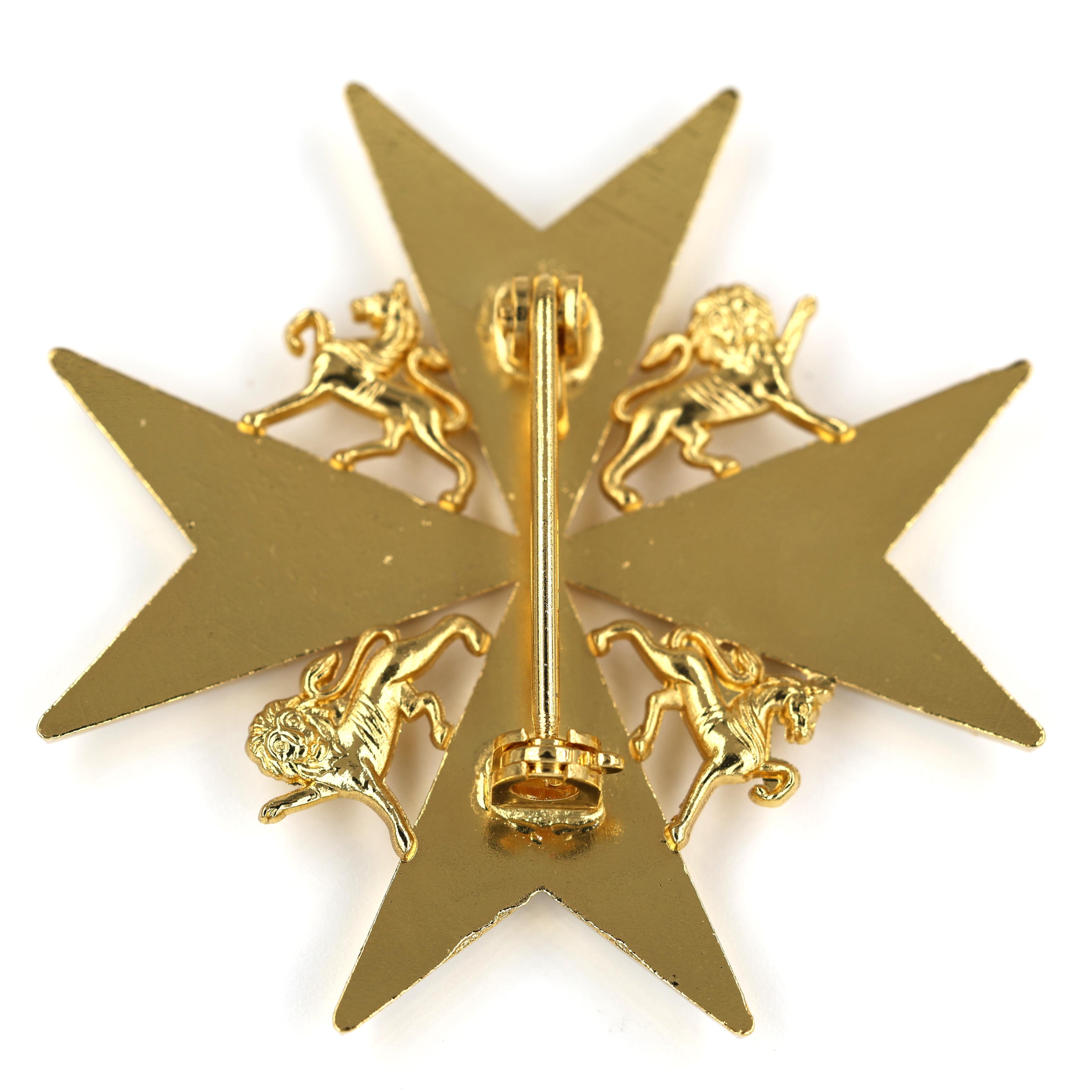 Johanniterorden Bruststern / Order of St John Breast Star – Knight/Dame of Grace – Malteserkreuz (Maltese Cross) – Replik (Sammleranfertigung)