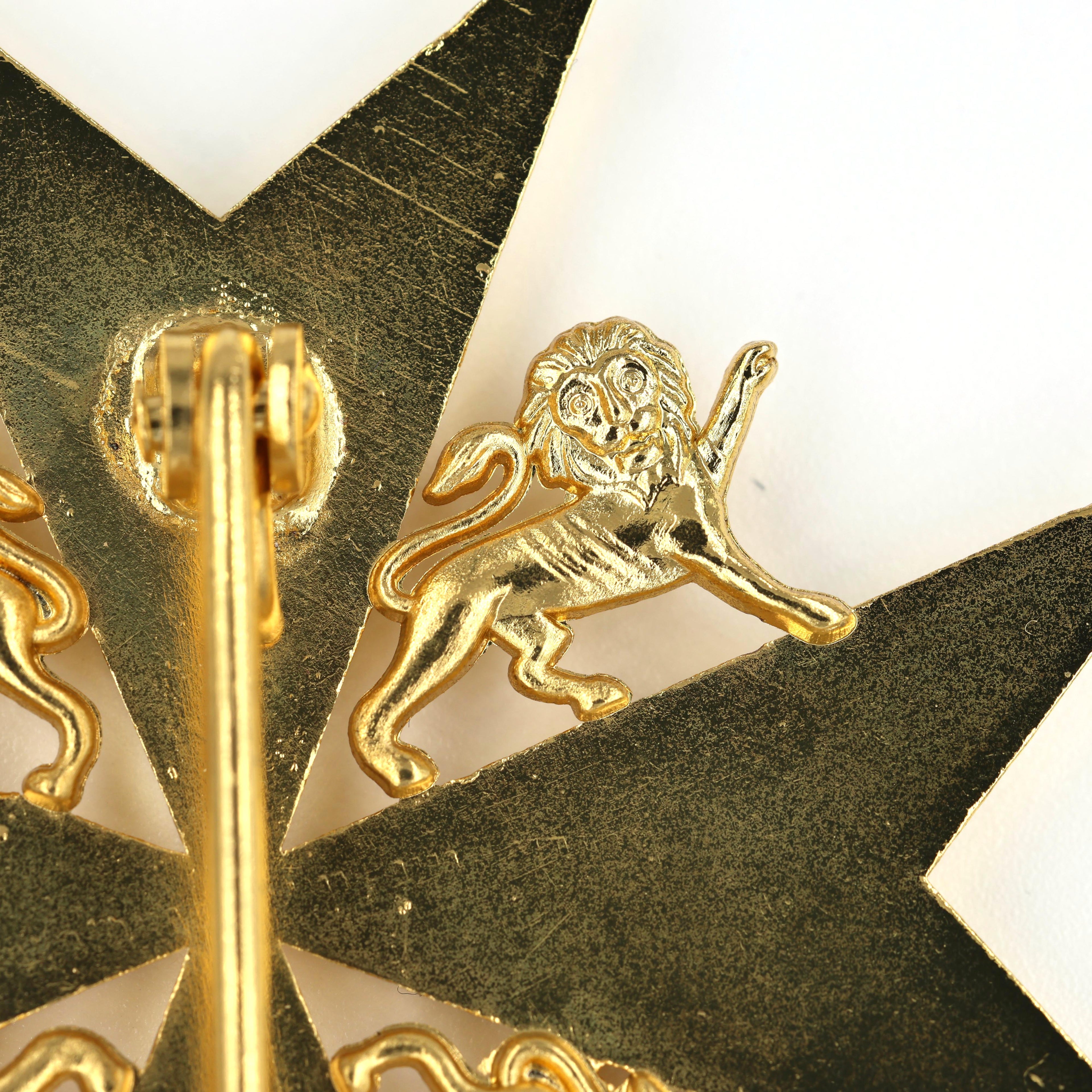 Johanniterorden Bruststern / Order of St John Breast Star – Knight/Dame of Grace – Malteserkreuz (Maltese Cross) – Replik (Sammleranfertigung)