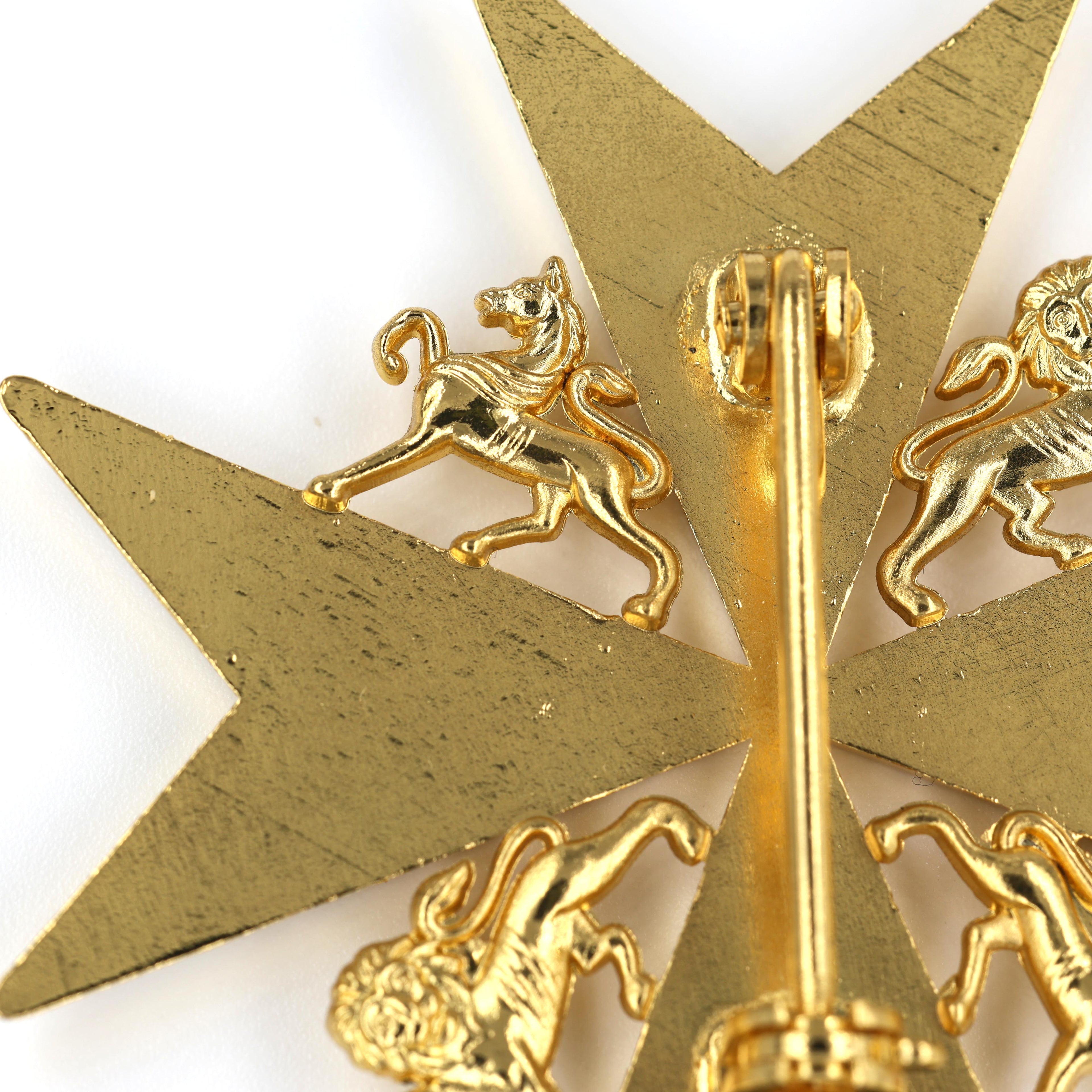 Johanniterorden Bruststern / Order of St John Breast Star – Knight/Dame of Grace – Malteserkreuz (Maltese Cross) – Replik (Sammleranfertigung)
