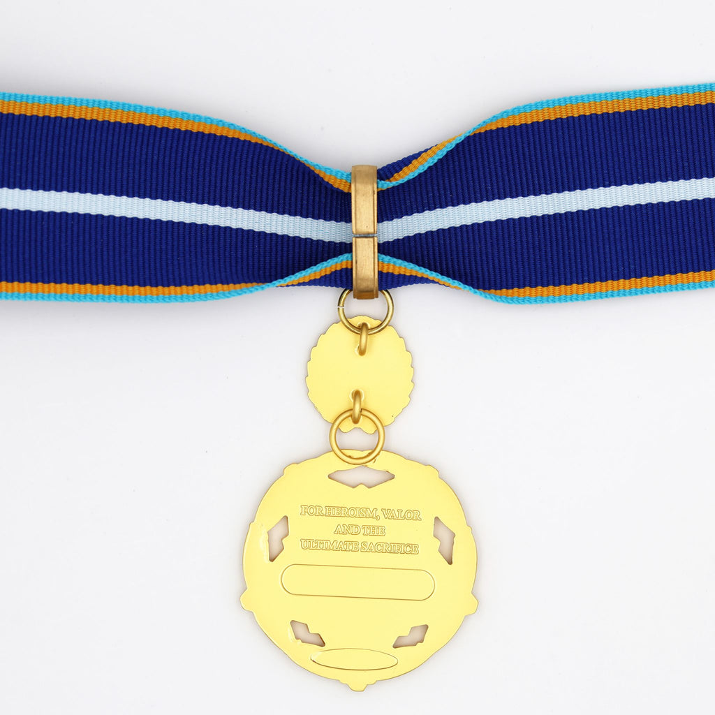 USA 9/11 Heroes Medal of Valor – „Tapferkeitsmedaille der 9/11-Helden“ – Halsband-Ausführung – Sammleranfertigung (Replik)