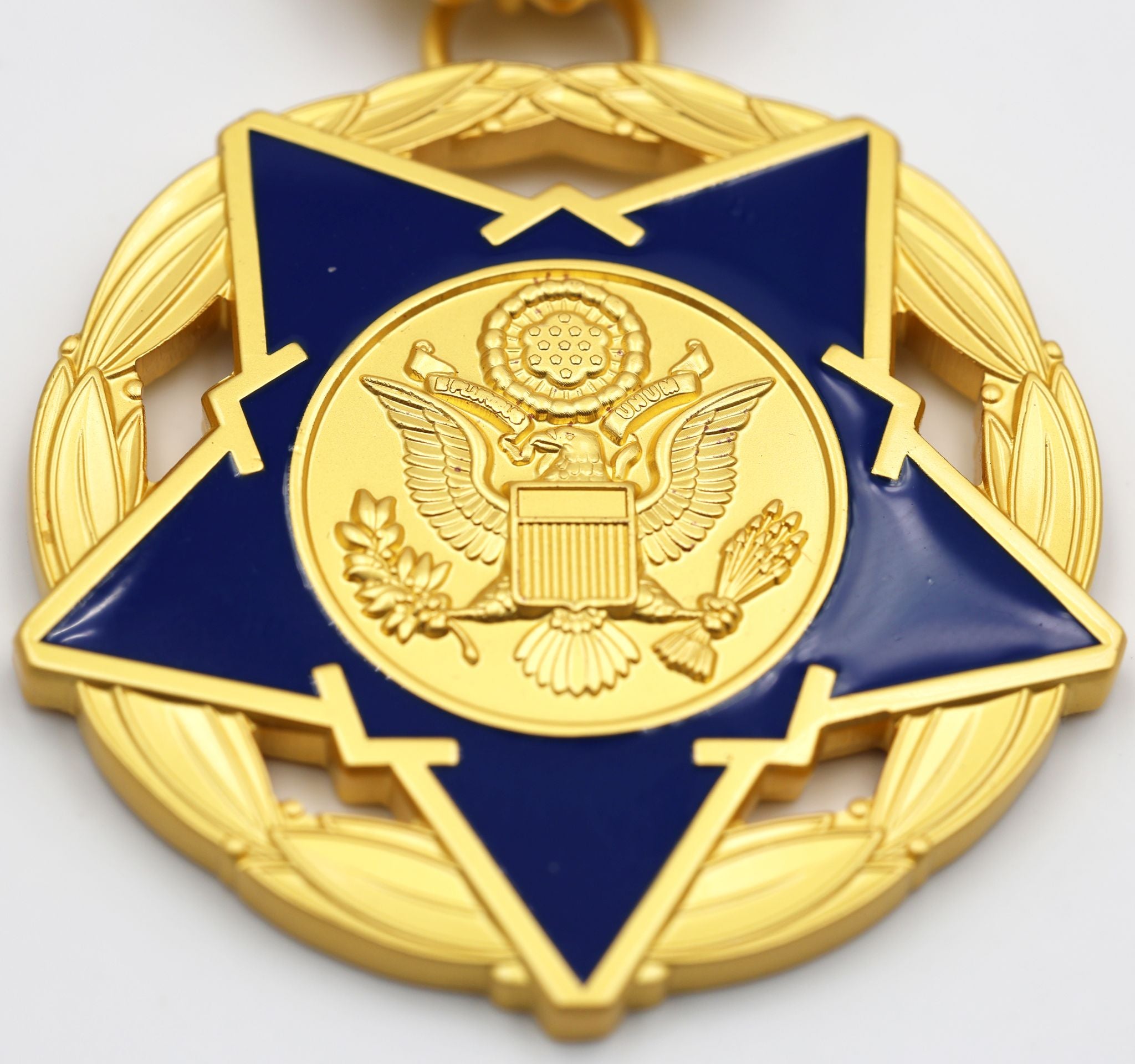 Public Safety Medal of Valor (USA) – „Tapferkeitsmedaille für Einsatzkräfte“ – Halsband-Ausführung – Sammleranfertigung (Replik)