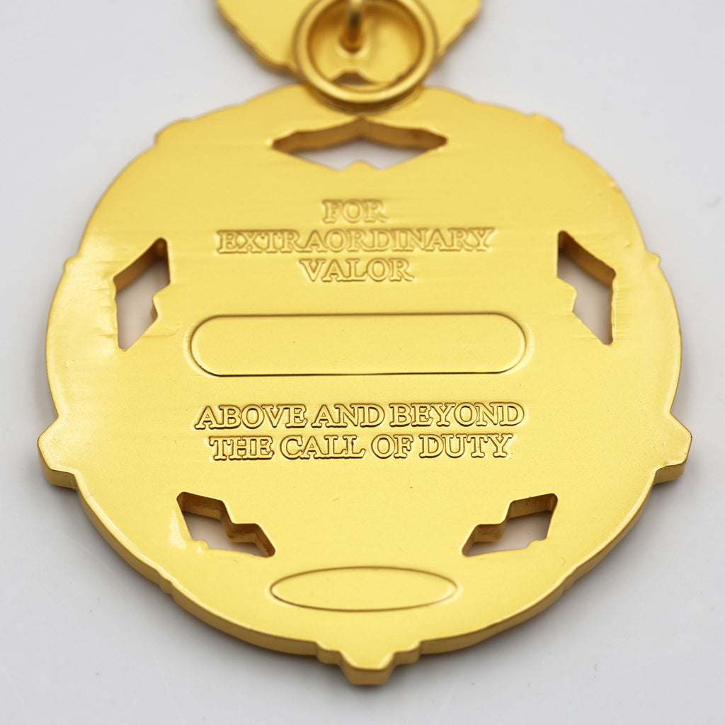 Public Safety Medal of Valor (USA) – „Tapferkeitsmedaille für Einsatzkräfte“ – Halsband-Ausführung – Sammleranfertigung (Replik)