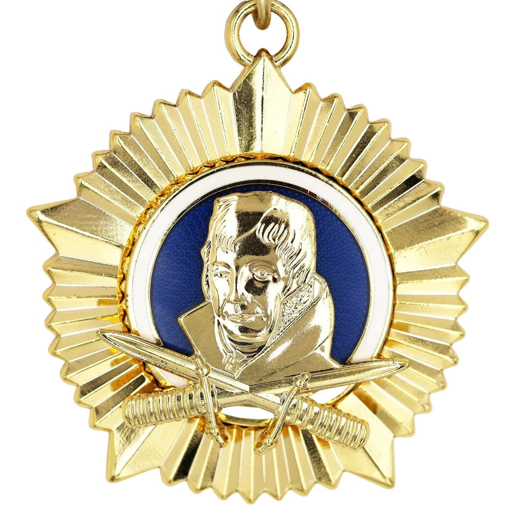 DDR (NVA) – Scharnhorst-Orden (Scharnhorst Order) – Sammleranfertigung Ordensabzeichen in Museumsqualität, Messing