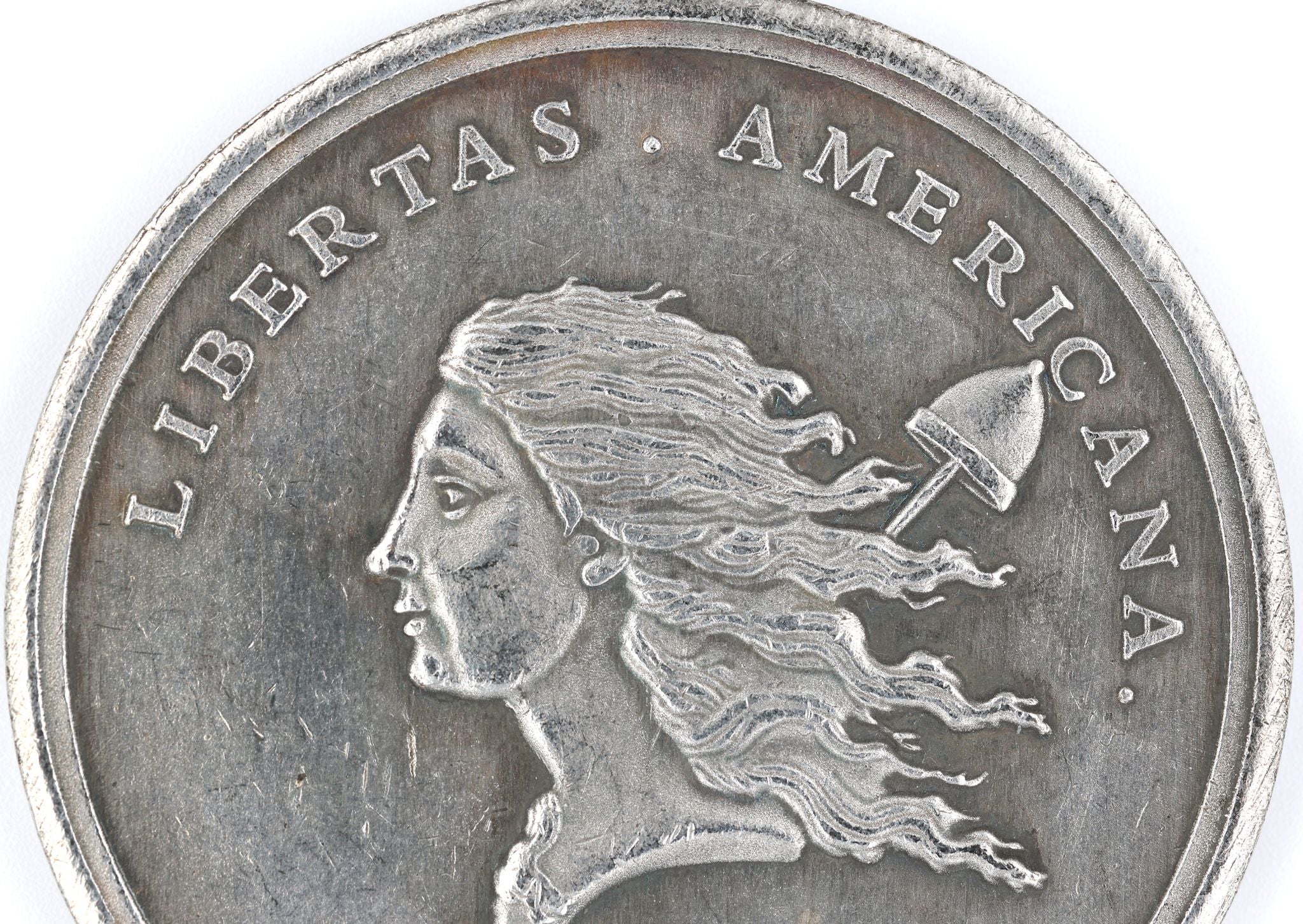 Libertas Americana Gedenkmedaille / Libertas Americana Commemorative Medal – 1776–1781 – Neusilber (Cupronickel) – Replik Sammleranfertigung