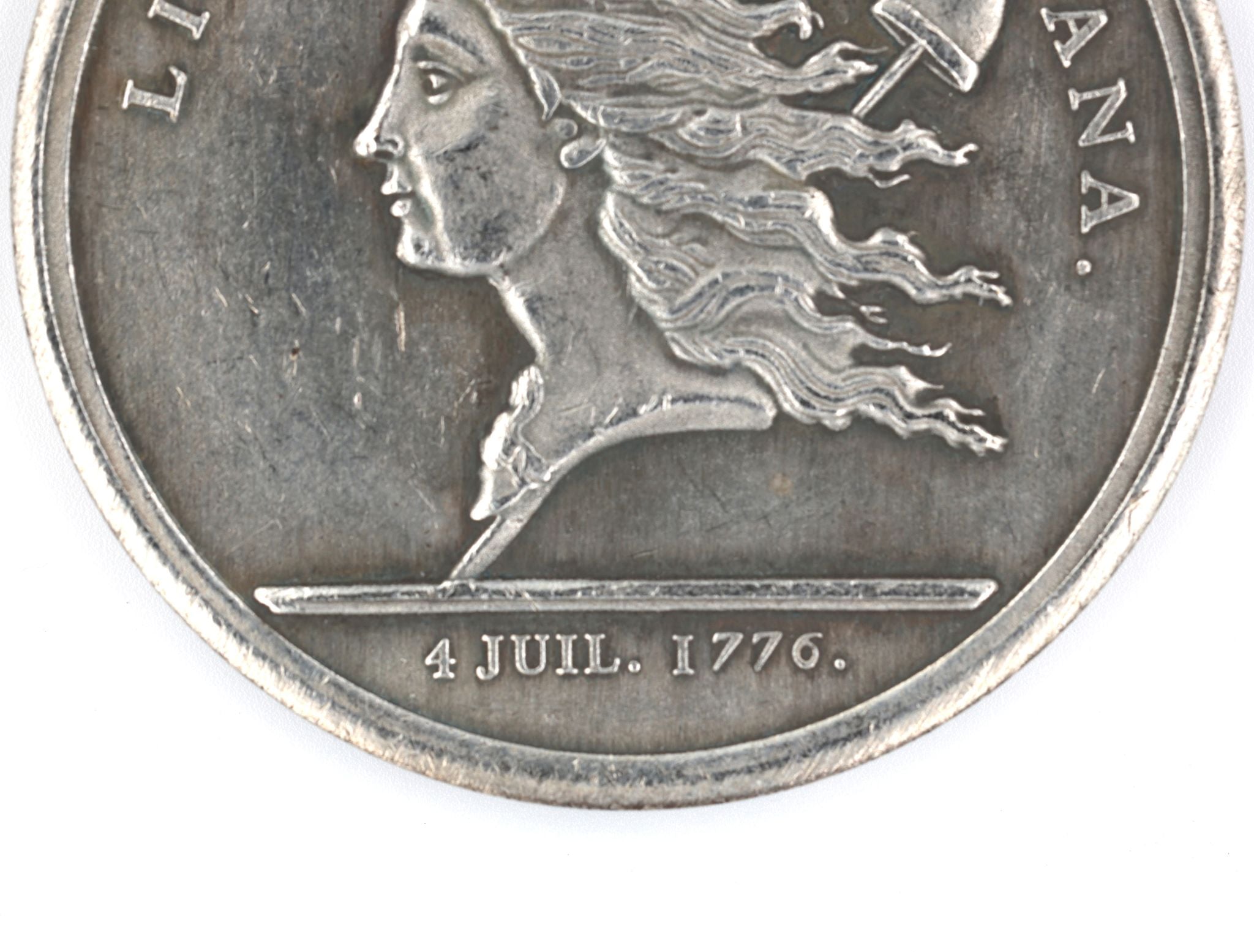 Libertas Americana Gedenkmedaille / Libertas Americana Commemorative Medal – 1776–1781 – Neusilber (Cupronickel) – Replik Sammleranfertigung