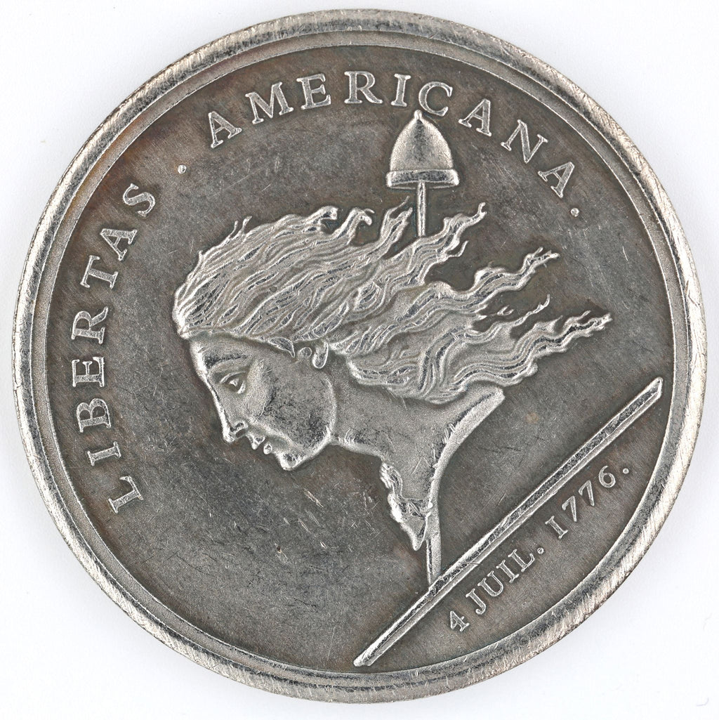 Libertas Americana Gedenkmedaille / Libertas Americana Commemorative Medal – 1776–1781 – Neusilber (Cupronickel) – Replik Sammleranfertigung