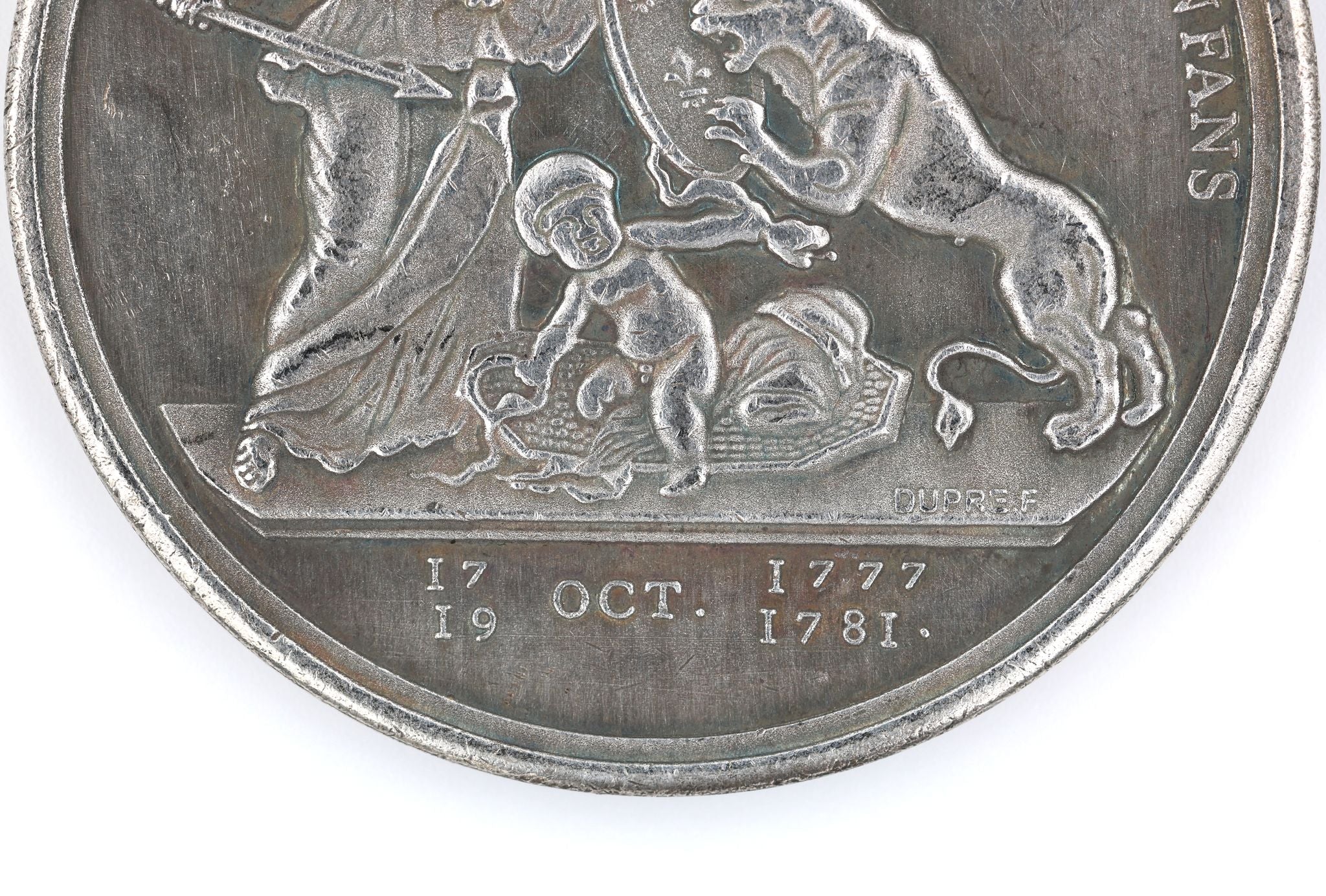 Libertas Americana Gedenkmedaille / Libertas Americana Commemorative Medal – 1776–1781 – Neusilber (Cupronickel) – Replik Sammleranfertigung