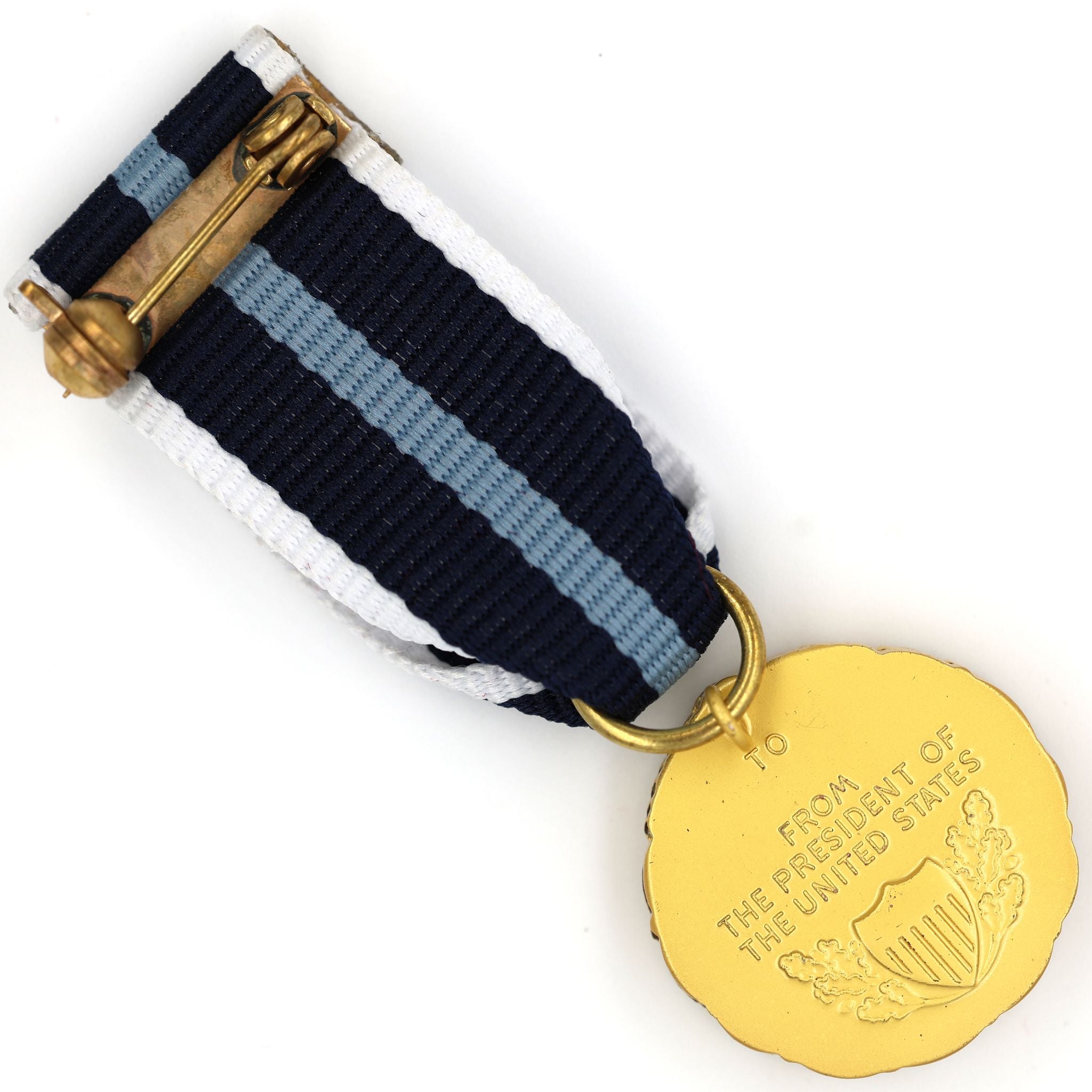 Miniatur U.S. Presidential Citizens Medal (USA) – „Präsidentielle Bürgermedaille“ – Miniatur-Replik mit Bandspange – Sammleranfertigung
