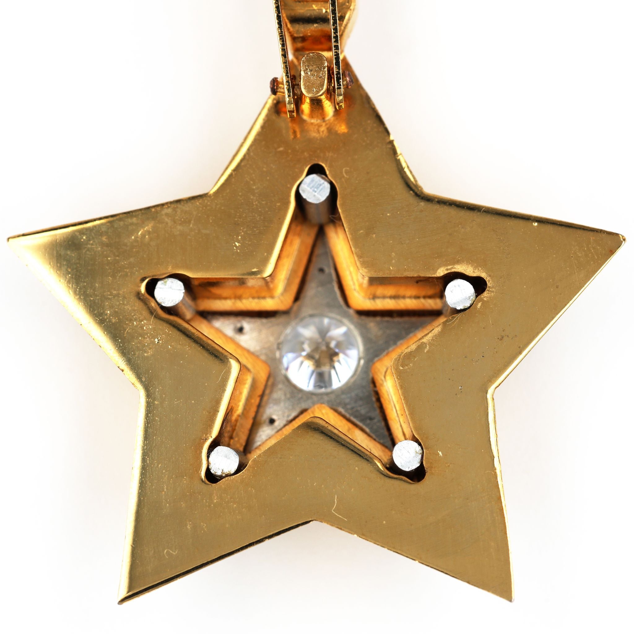 Kleiner Marschallstern der UdSSR / Soviet Small Marshal’s Star (CCCP) – vergoldet mit Zirkonia – Replik (Sammleranfertigung)