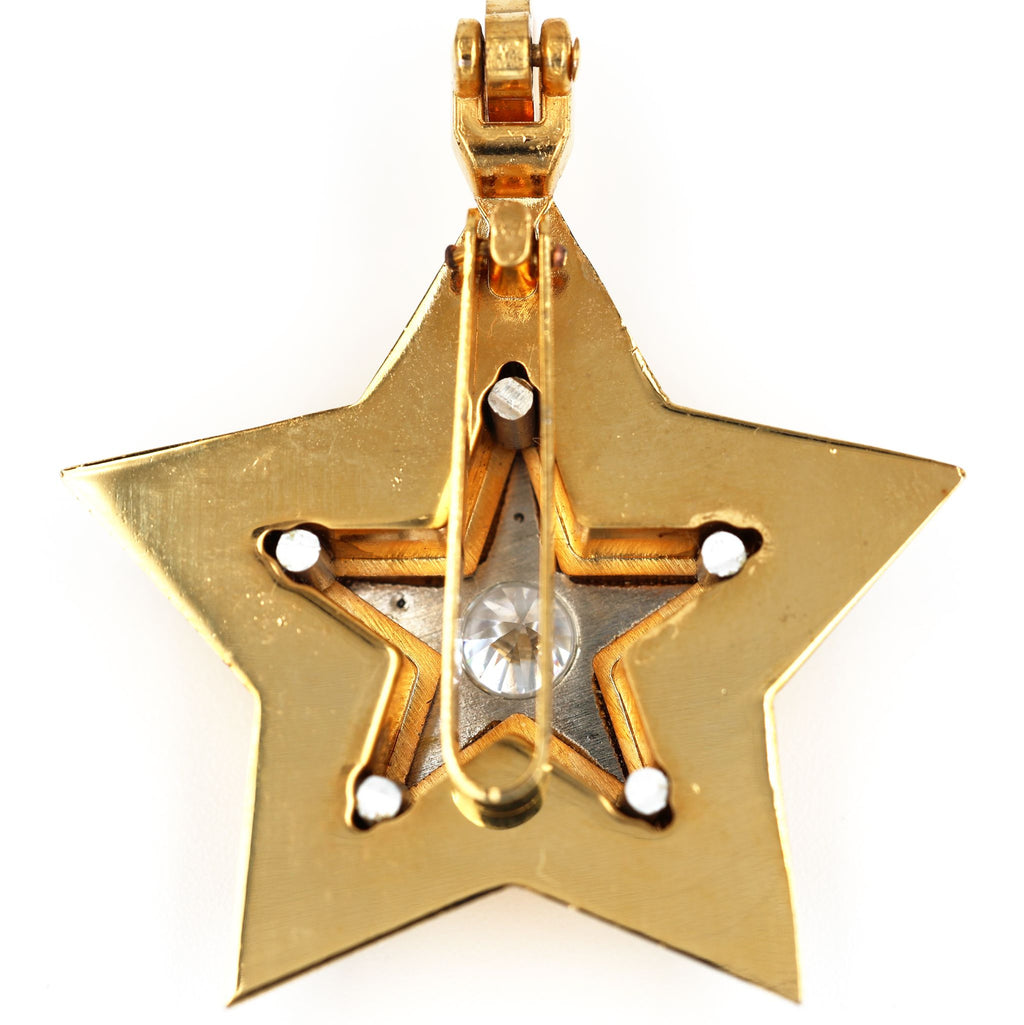 Kleiner Marschallstern der UdSSR / Soviet Small Marshal’s Star (CCCP) – vergoldet mit Zirkonia – Replik (Sammleranfertigung)