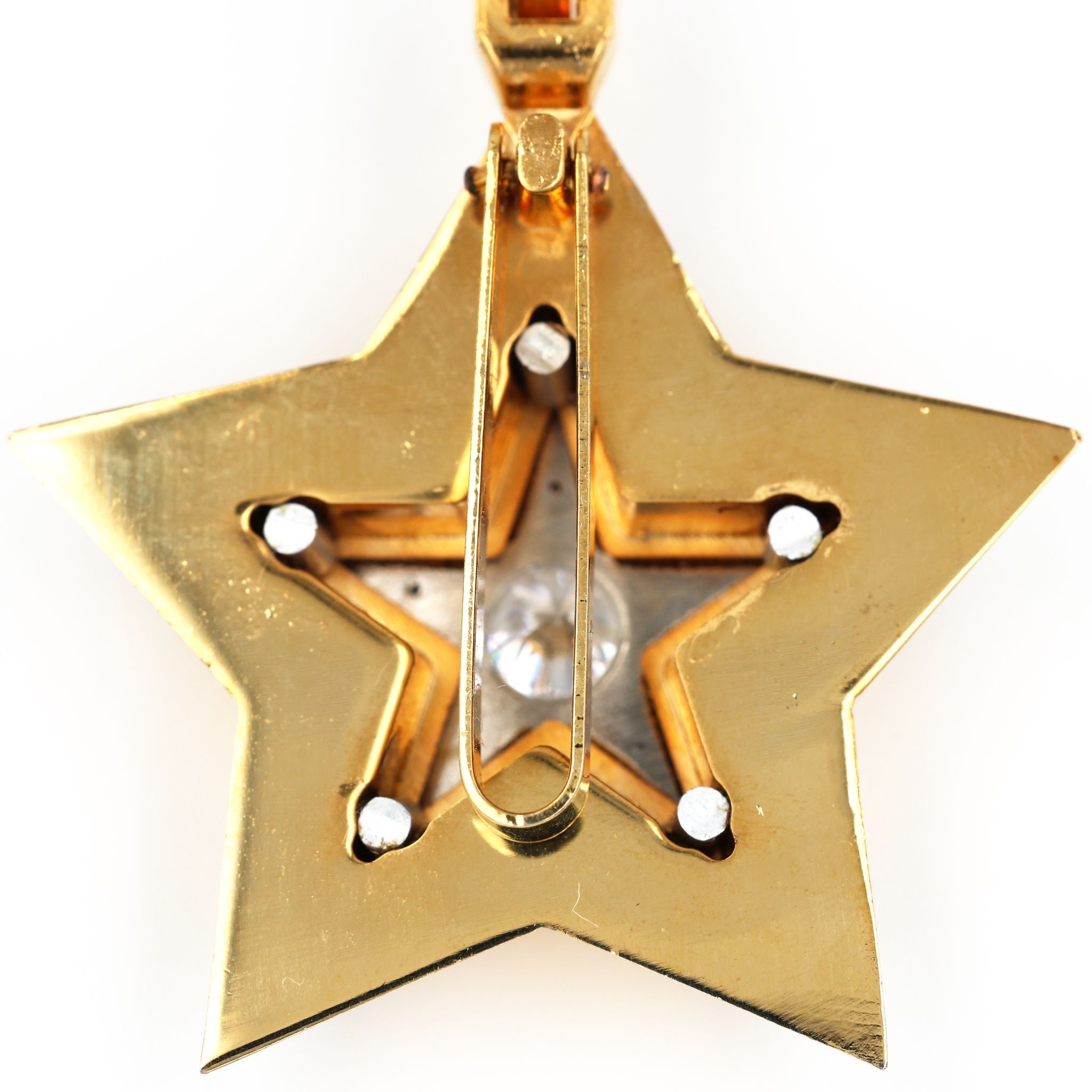 Kleiner Marschallstern der UdSSR / Soviet Small Marshal’s Star (CCCP) – vergoldet mit Zirkonia – Replik (Sammleranfertigung)