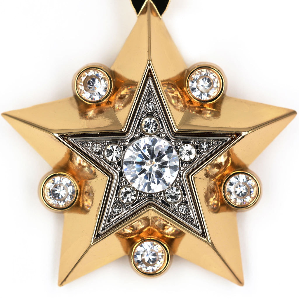 Großer Marschallstern der UdSSR / Soviet Large Marshal’s Star (CCCP) – vergoldet mit Zirkonia – Replik Sammleranfertigung