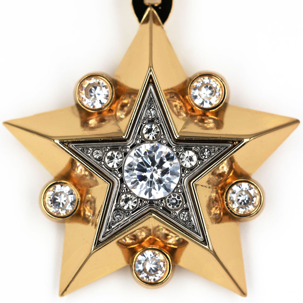 Großer Marschallstern der UdSSR / Soviet Large Marshal’s Star (CCCP) – vergoldet mit Zirkonia – Replik Sammleranfertigung