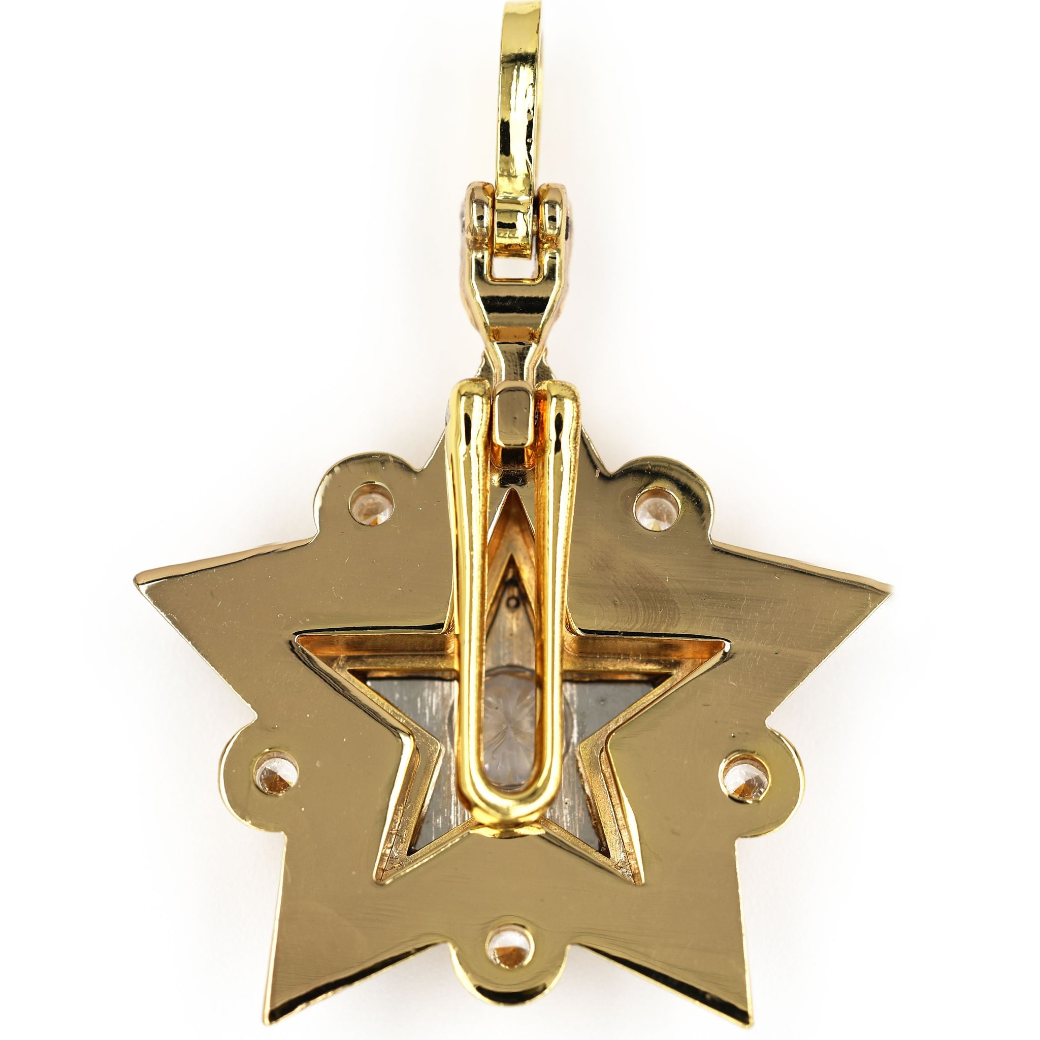 Großer Marschallstern der UdSSR / Soviet Large Marshal’s Star (CCCP) – vergoldet mit Zirkonia – Replik Sammleranfertigung