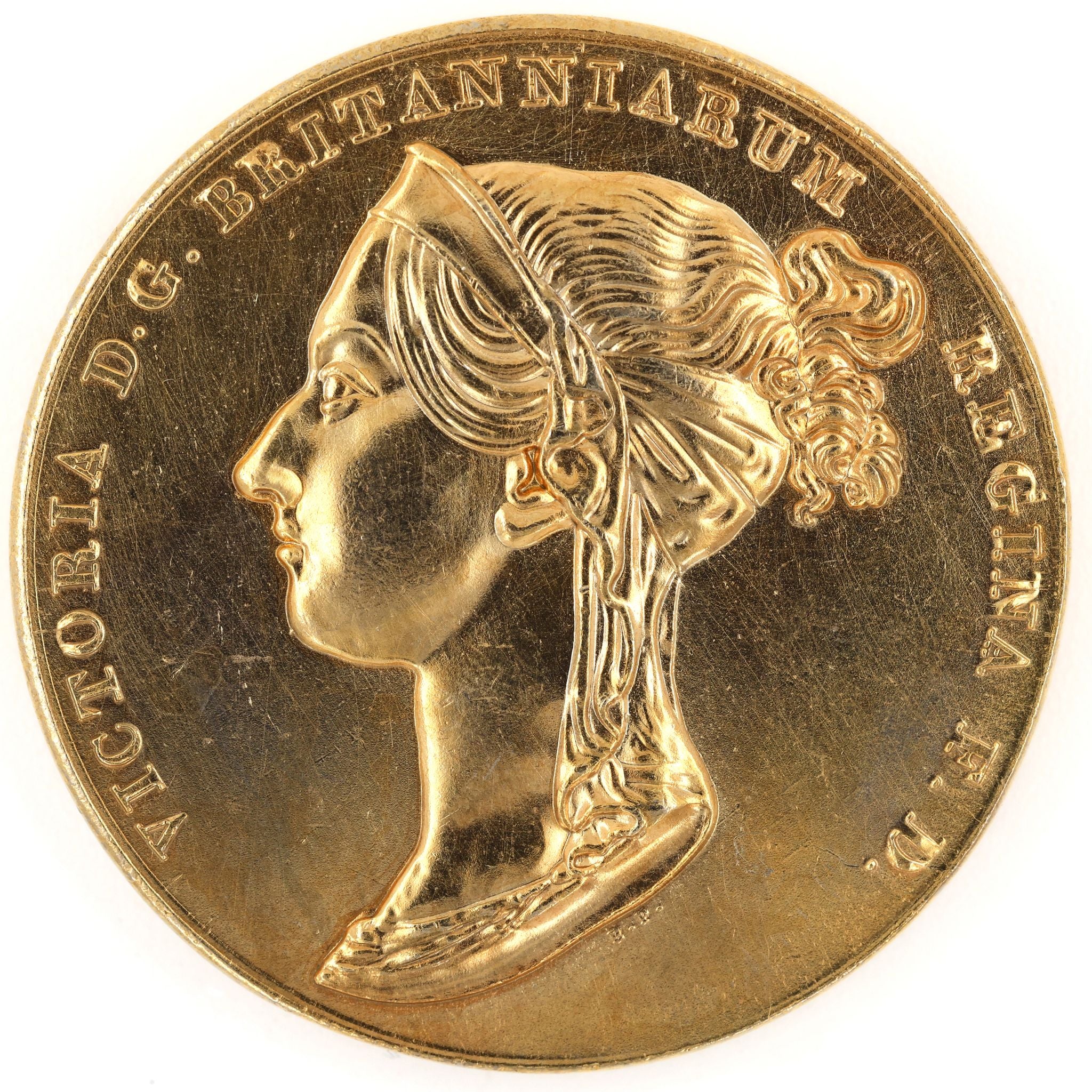 Krönungsmedaille Königin Victoria 1838 / Queen Victoria Coronation Medal (1838) – Pistrucci – Replik (Sammleranfertigung)