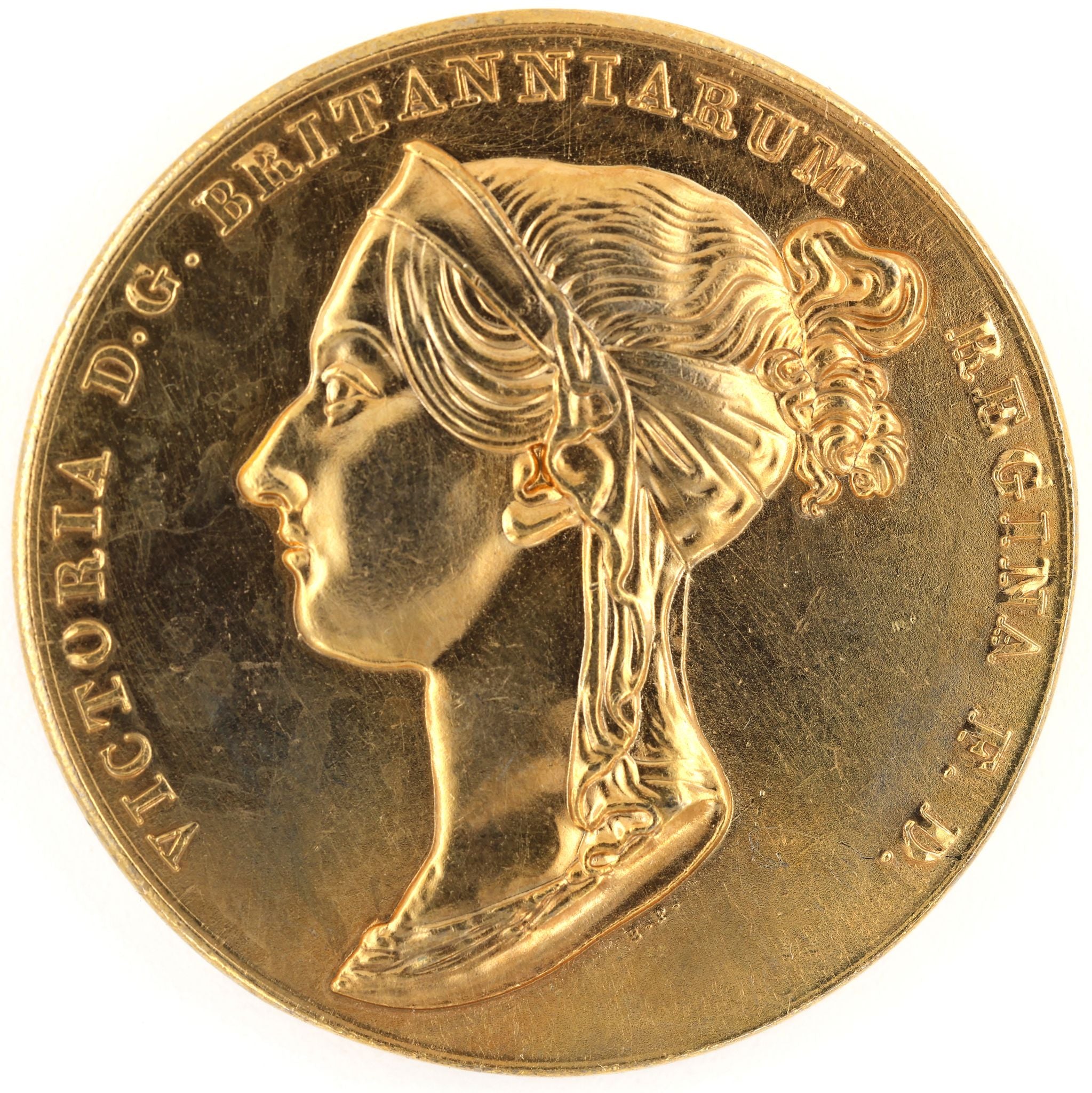 Krönungsmedaille Königin Victoria 1838 / Queen Victoria Coronation Medal (1838) – Pistrucci – Replik (Sammleranfertigung)