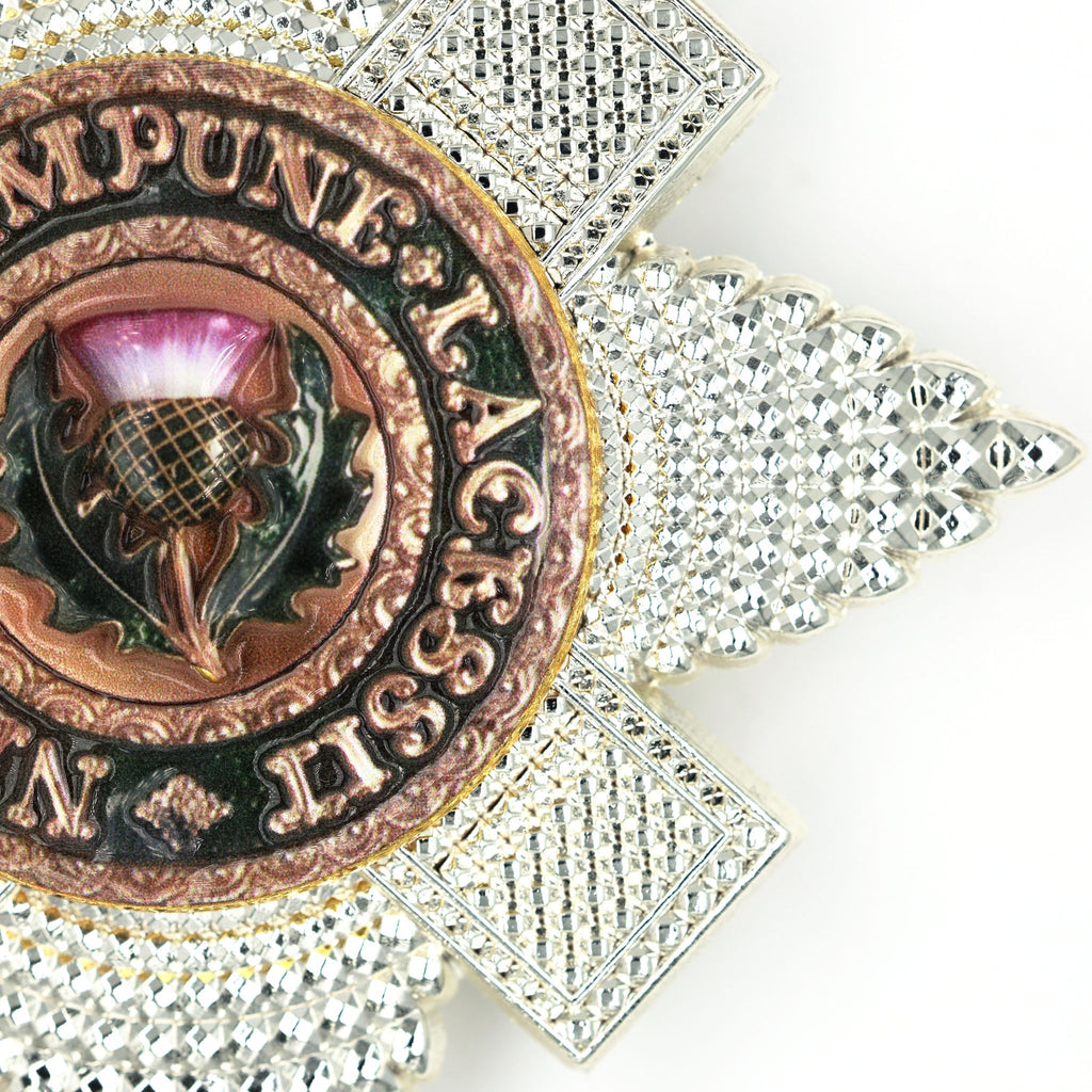 Distelorden Bruststern / Order of the Thistle Breast Star (Schottland/UK) – St.-Andreas-Abzeichen / St Andrew Badge – Replik (Sammleranfertigung)