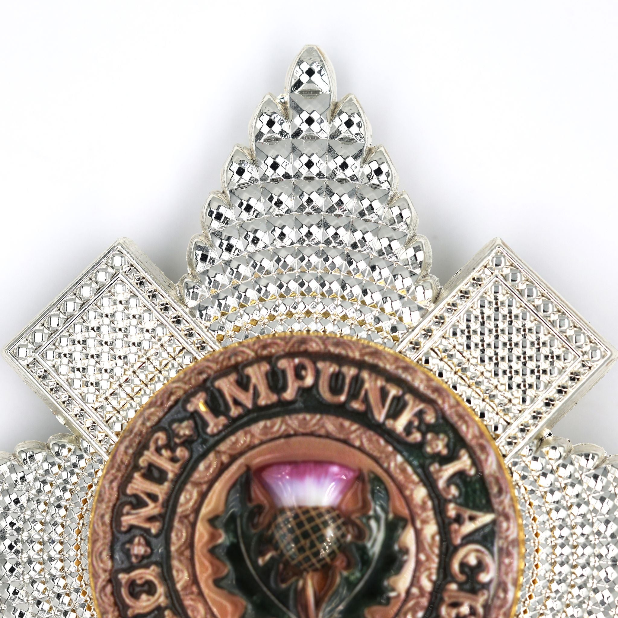 Distelorden Bruststern / Order of the Thistle Breast Star (Schottland/UK) – St.-Andreas-Abzeichen / St Andrew Badge – Replik (Sammleranfertigung)