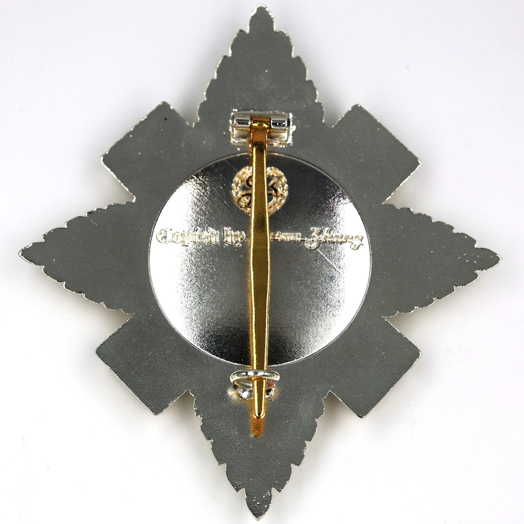 Distelorden Bruststern / Order of the Thistle Breast Star (Schottland/UK) – St.-Andreas-Abzeichen / St Andrew Badge – Replik (Sammleranfertigung)