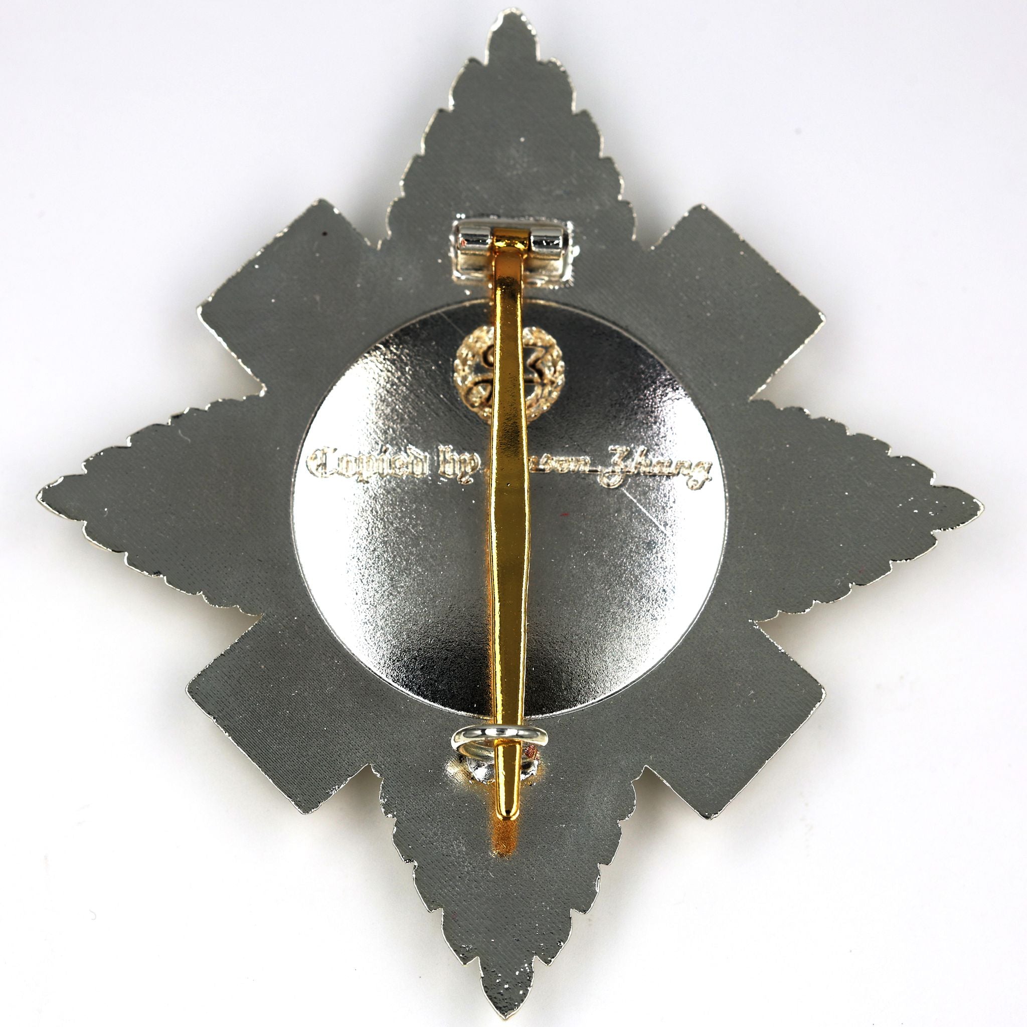 Distelorden Bruststern / Order of the Thistle Breast Star (Schottland/UK) – St.-Andreas-Abzeichen / St Andrew Badge – Replik (Sammleranfertigung)