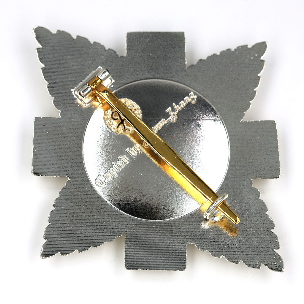 Distelorden Bruststern / Order of the Thistle Breast Star (Schottland/UK) – St.-Andreas-Abzeichen / St Andrew Badge – Replik (Sammleranfertigung)