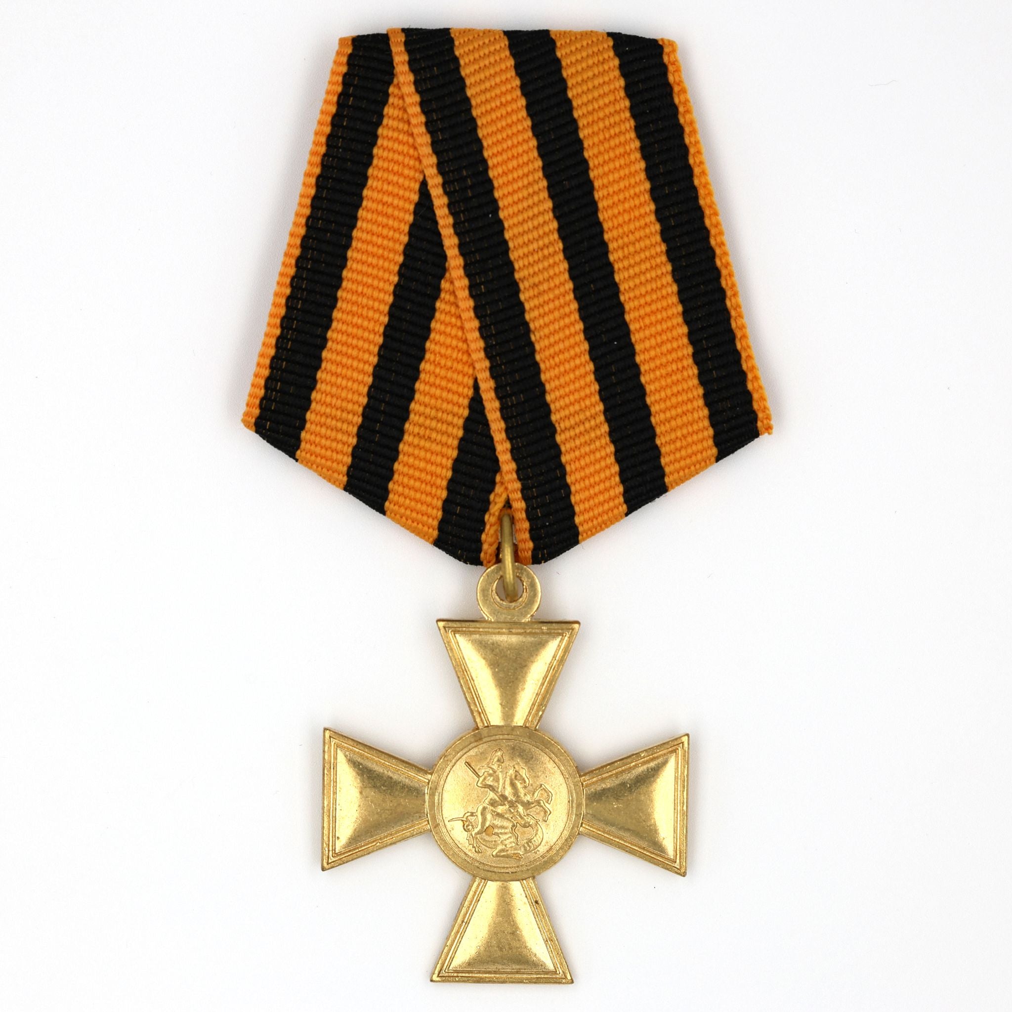 Imperial Russia St. George Cross 2nd Class – Messing-Replik mit Band A169