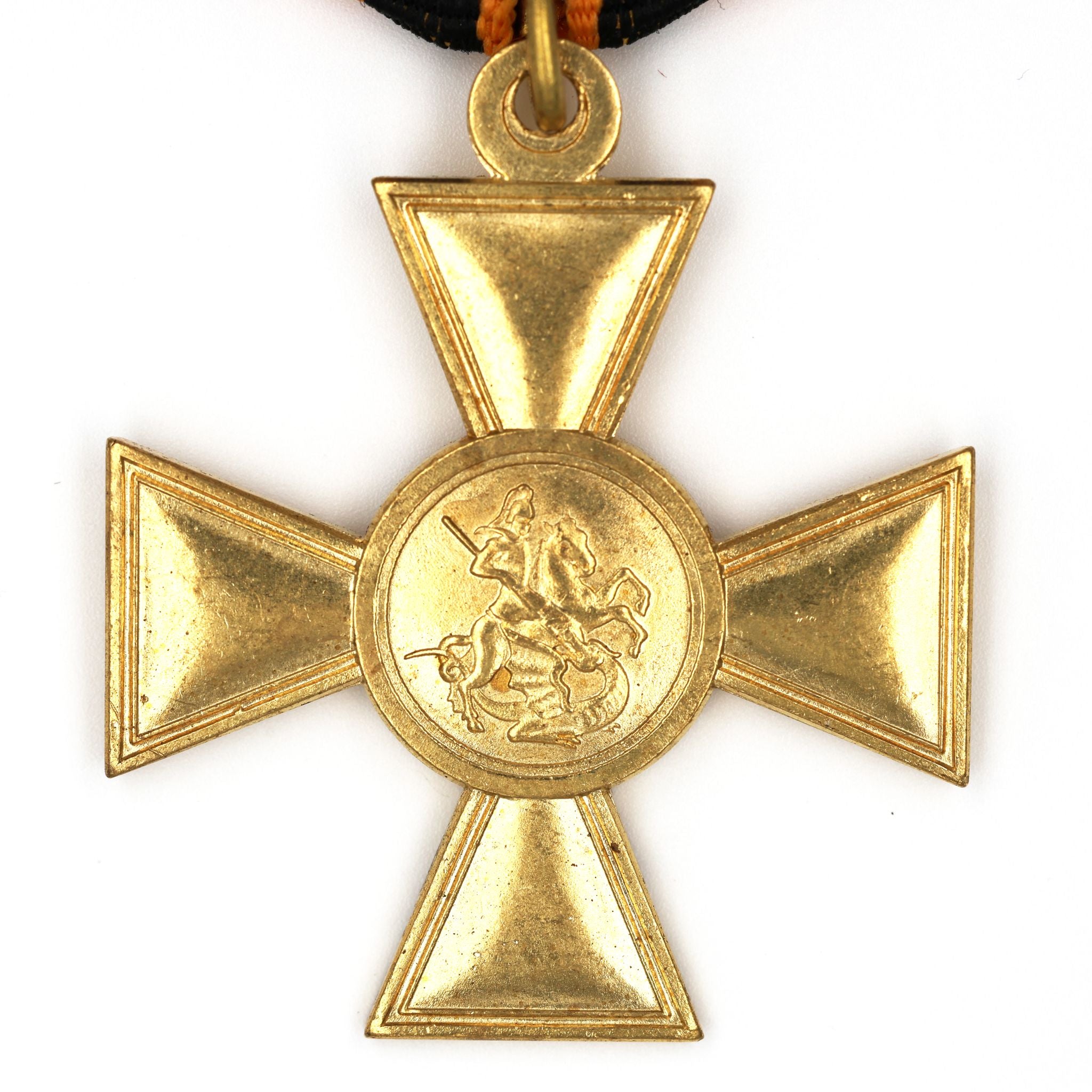 Imperial Russia St. George Cross 2nd Class – Messing-Replik mit Band A169