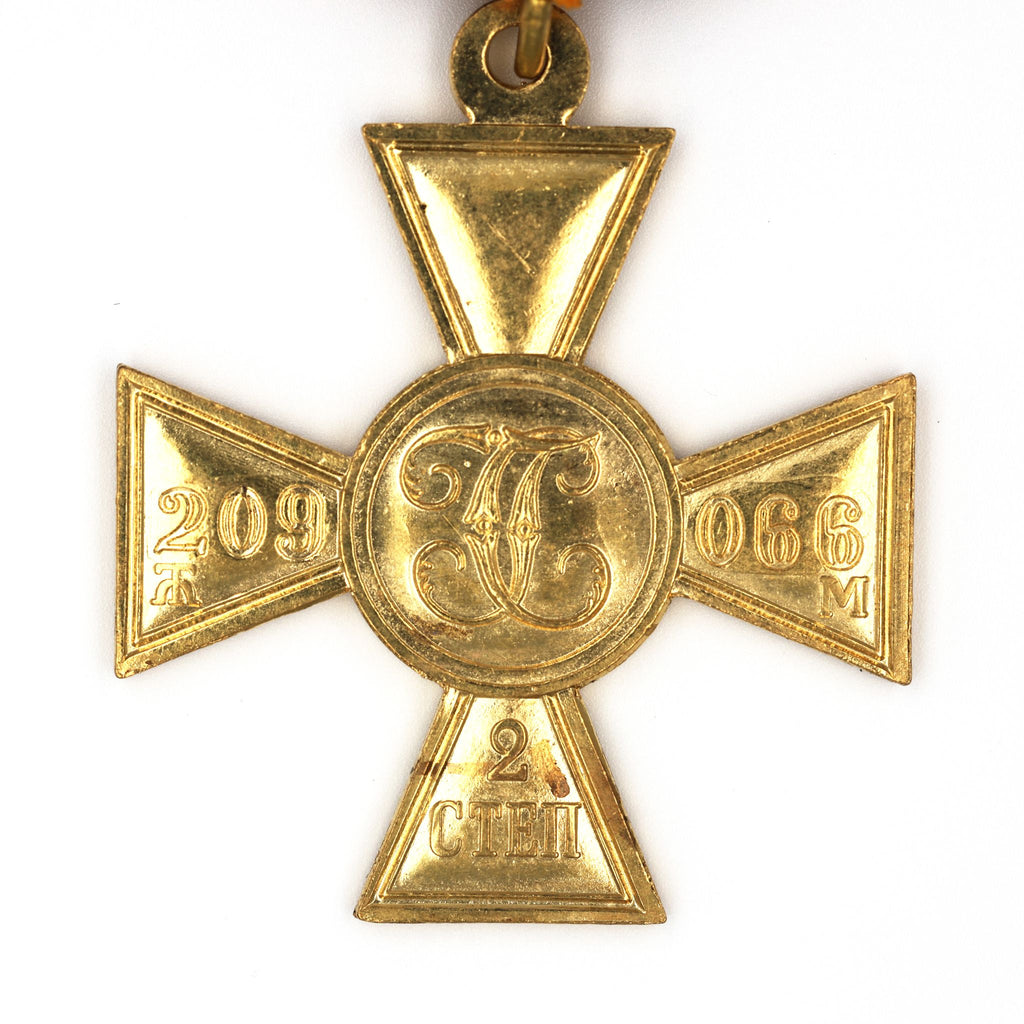 Imperial Russia St. George Cross 2nd Class – Messing-Replik mit Band A169