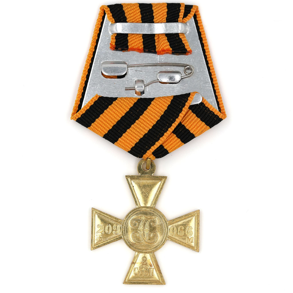Imperial Russia St. George Cross 2nd Class – Messing-Replik mit Band A169