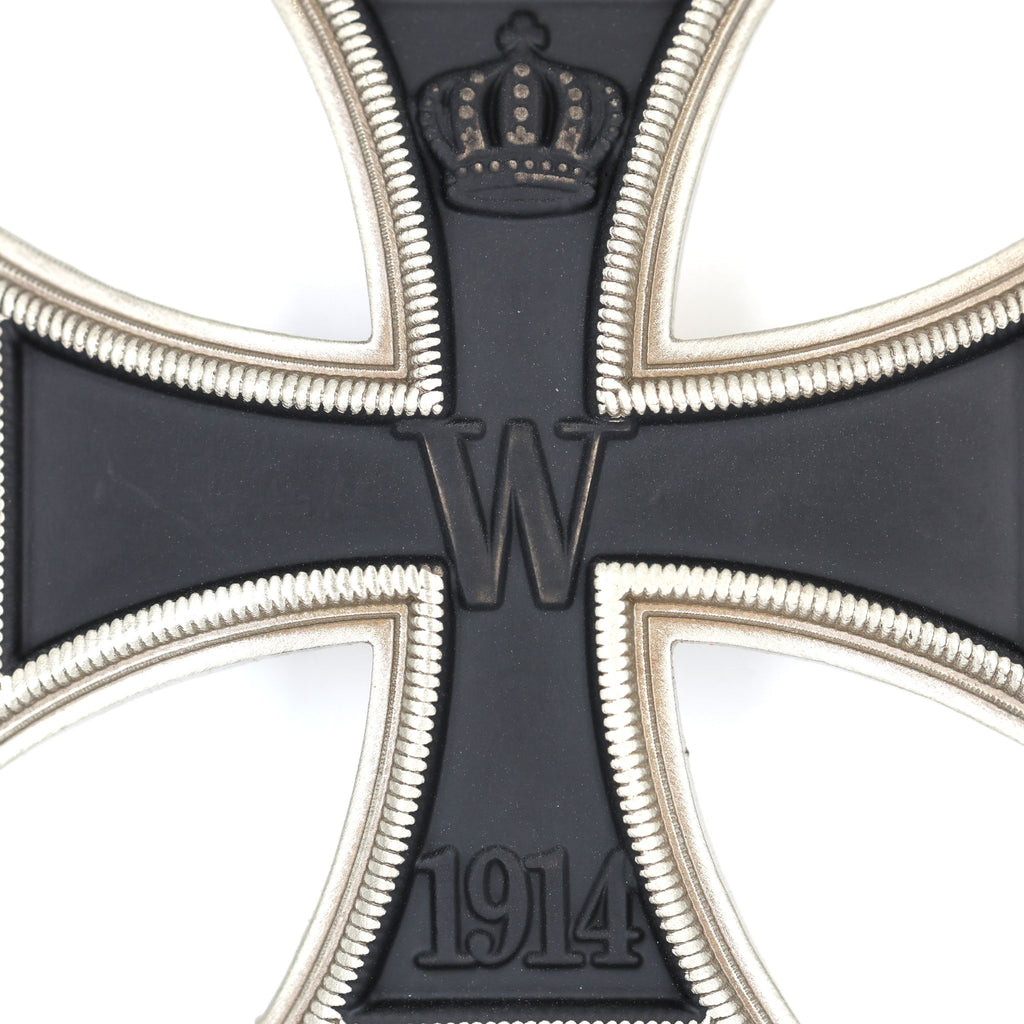 Eisernes Kreuz 1. Klasse 1914 / Iron Cross 1st Class 1914 – gewölbt, massives Messing, Pinback – Replik (Sammleranfertigung)